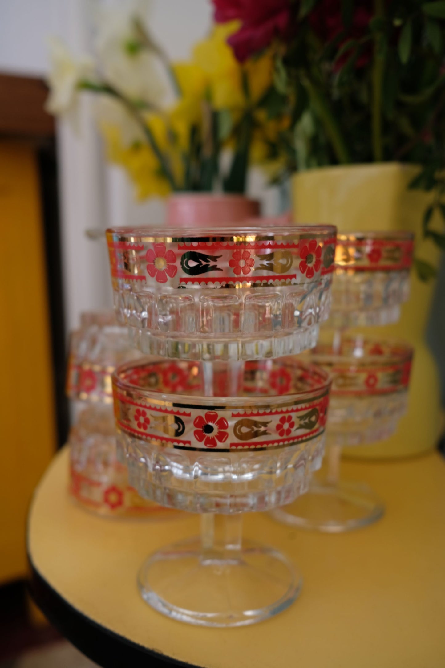 Ensemble de coupes à Champagne