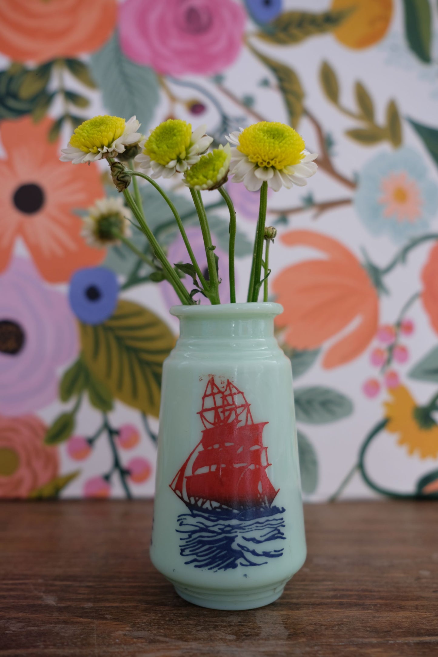 Soliflore en opaline