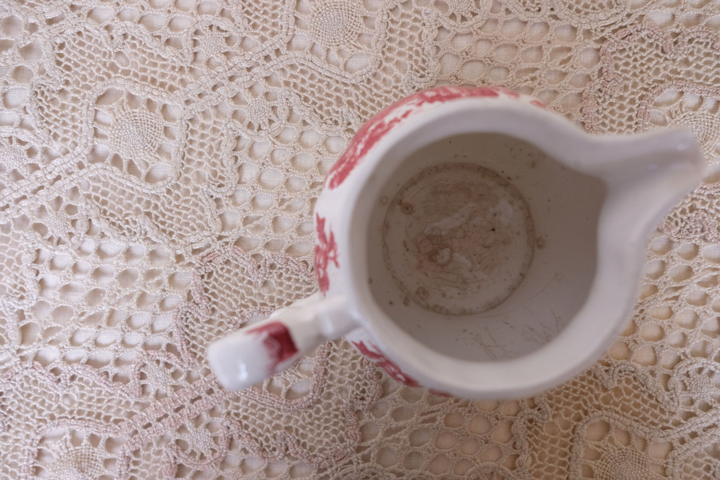 Pot à lait Sarreguemines, motif Bristol