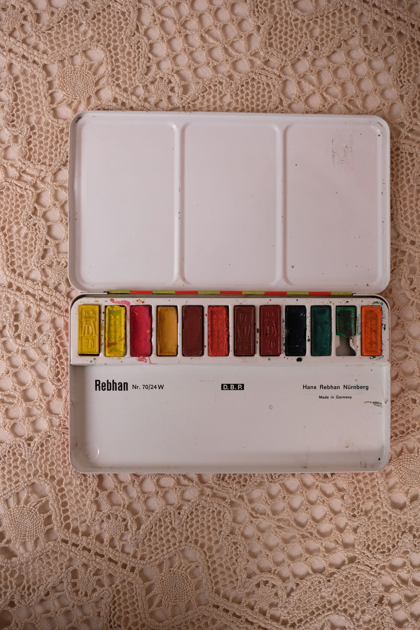 Palette d'aquarelle