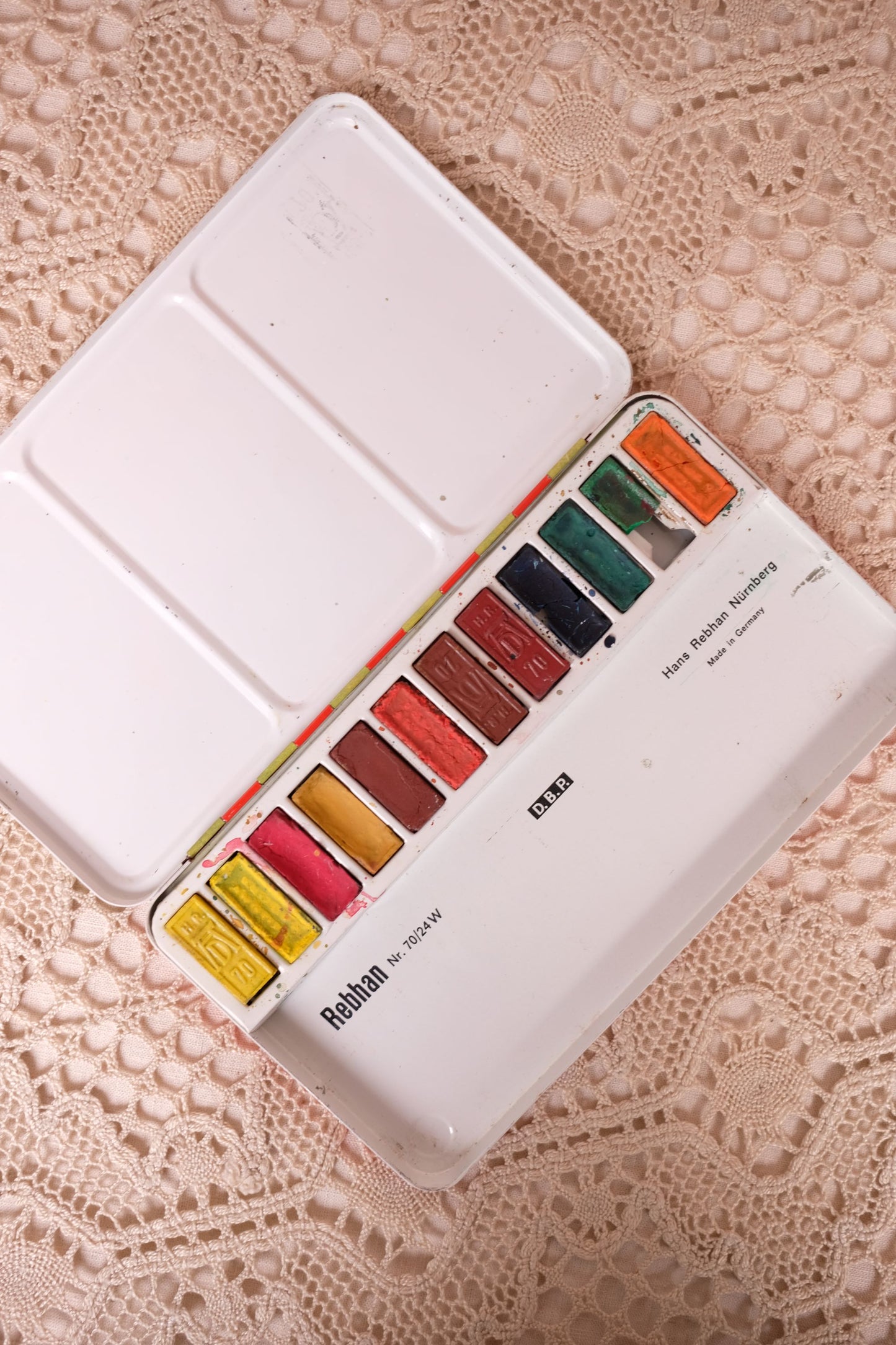 Palette d'aquarelle