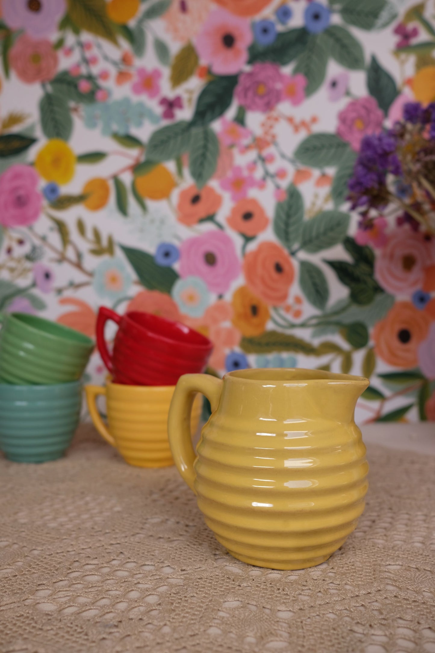Petit pichet Bauer pottery