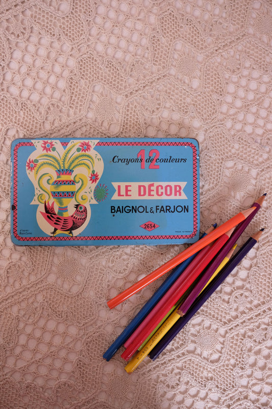 Boite de crayons Baignol et Farjon