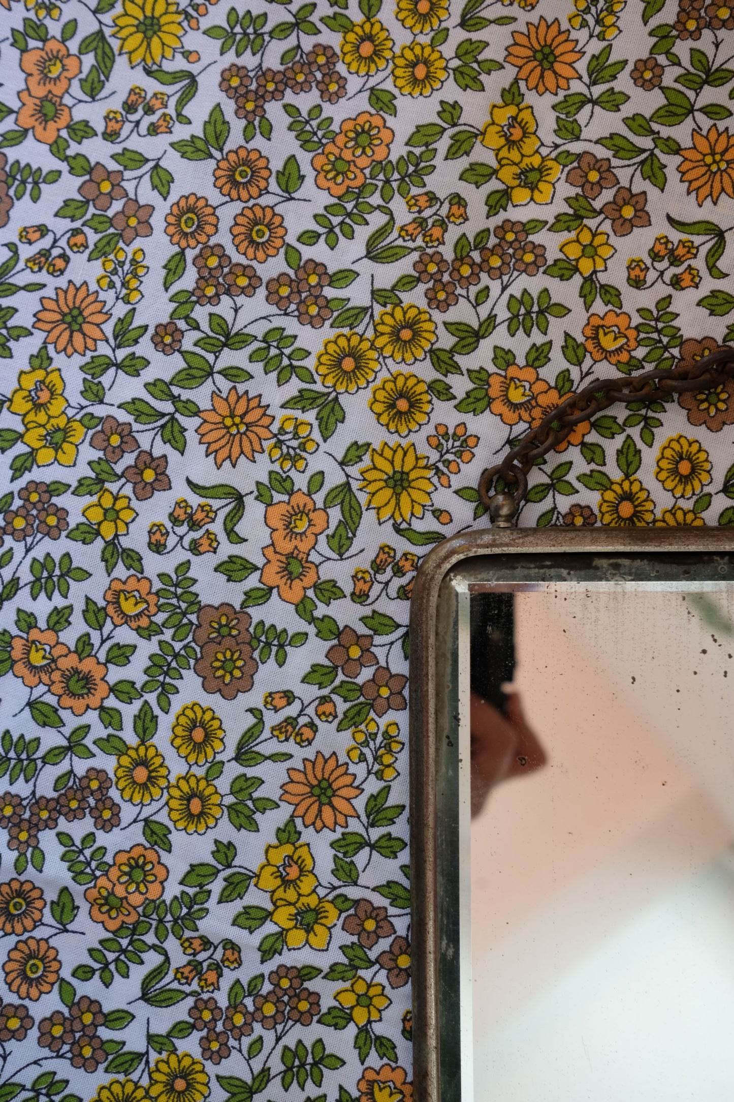 Miroir de barbier biseauté