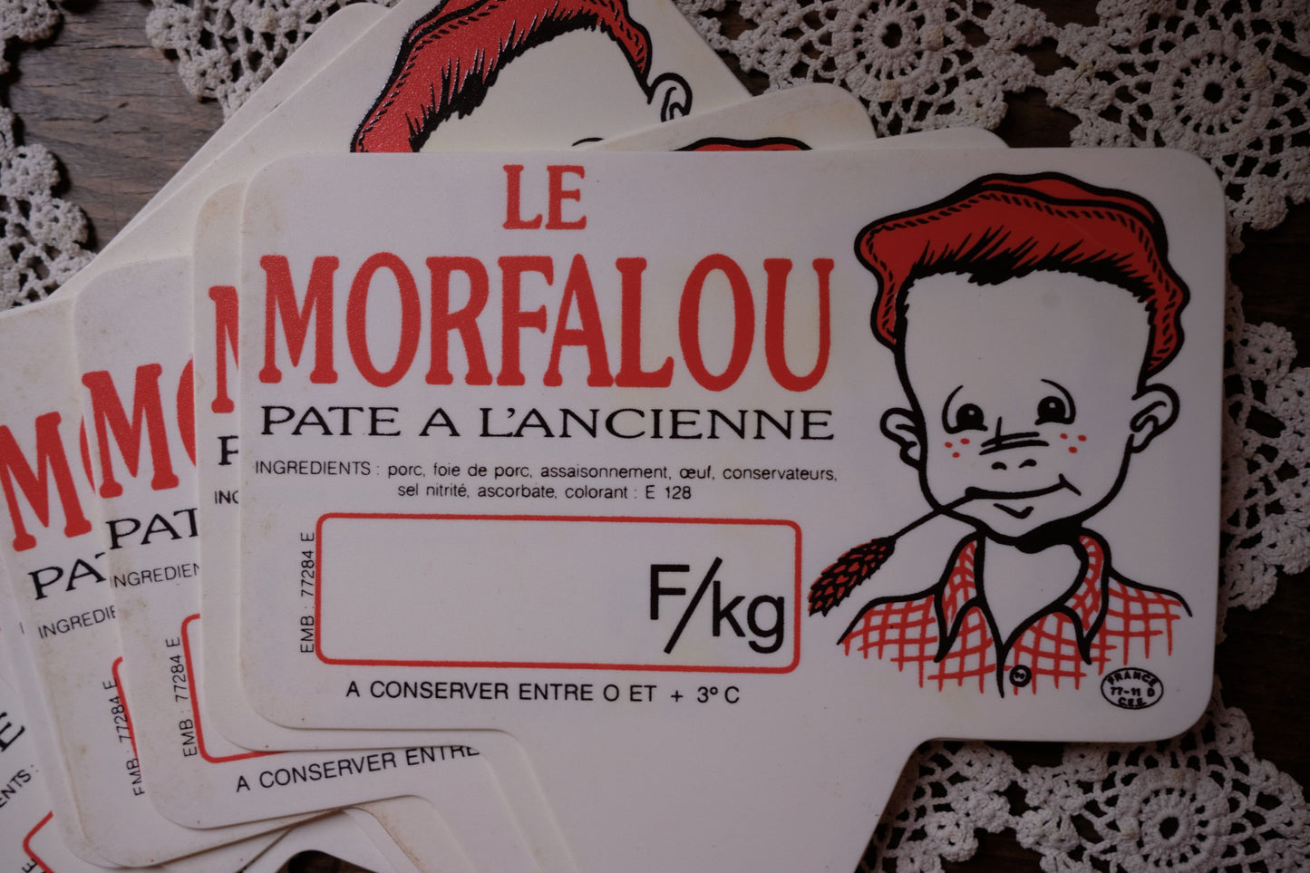Etiquettes de prix "le morfalou"