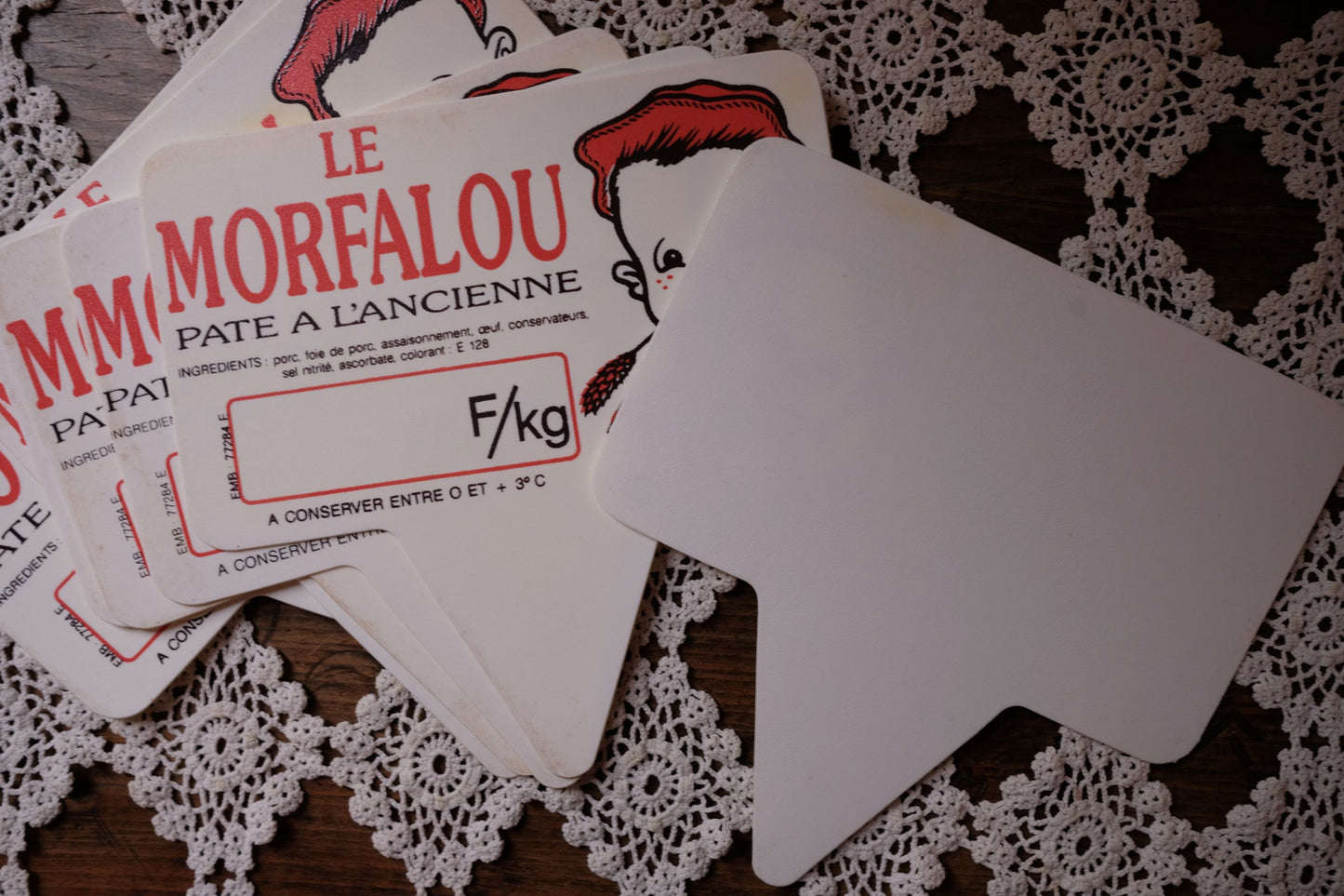 Etiquettes de prix "le morfalou"