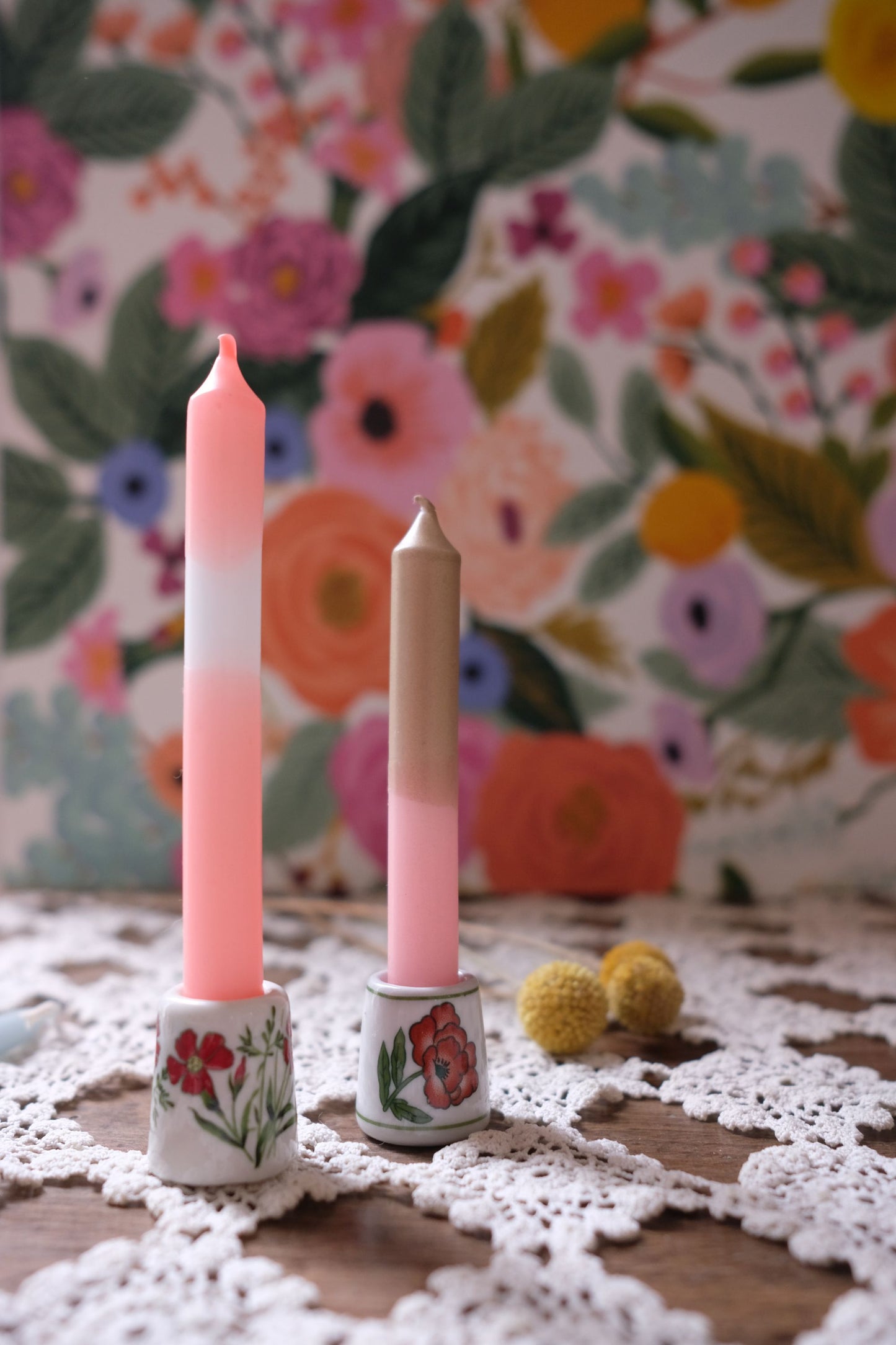 Mini bougeoirs