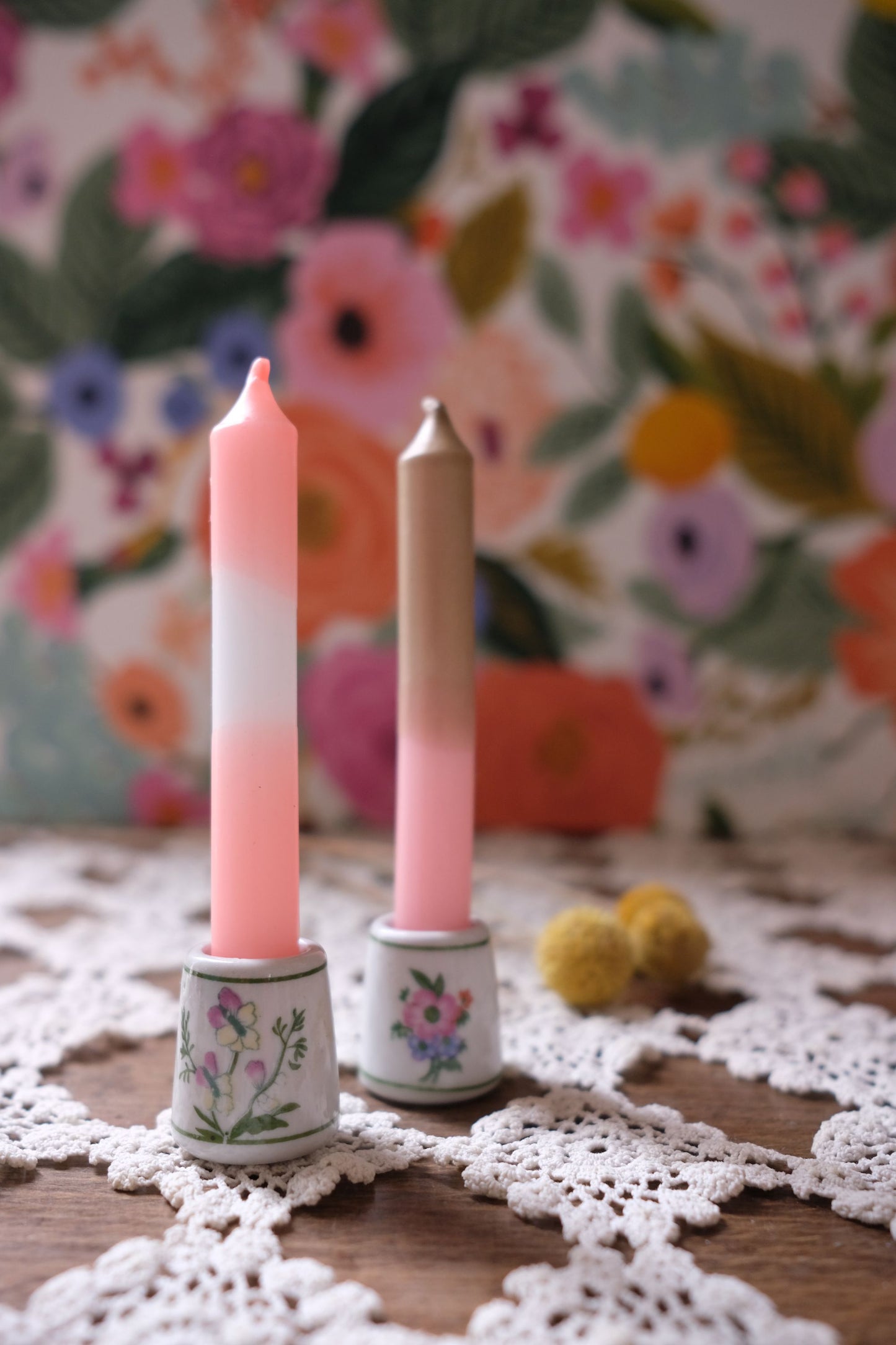 Mini bougeoirs
