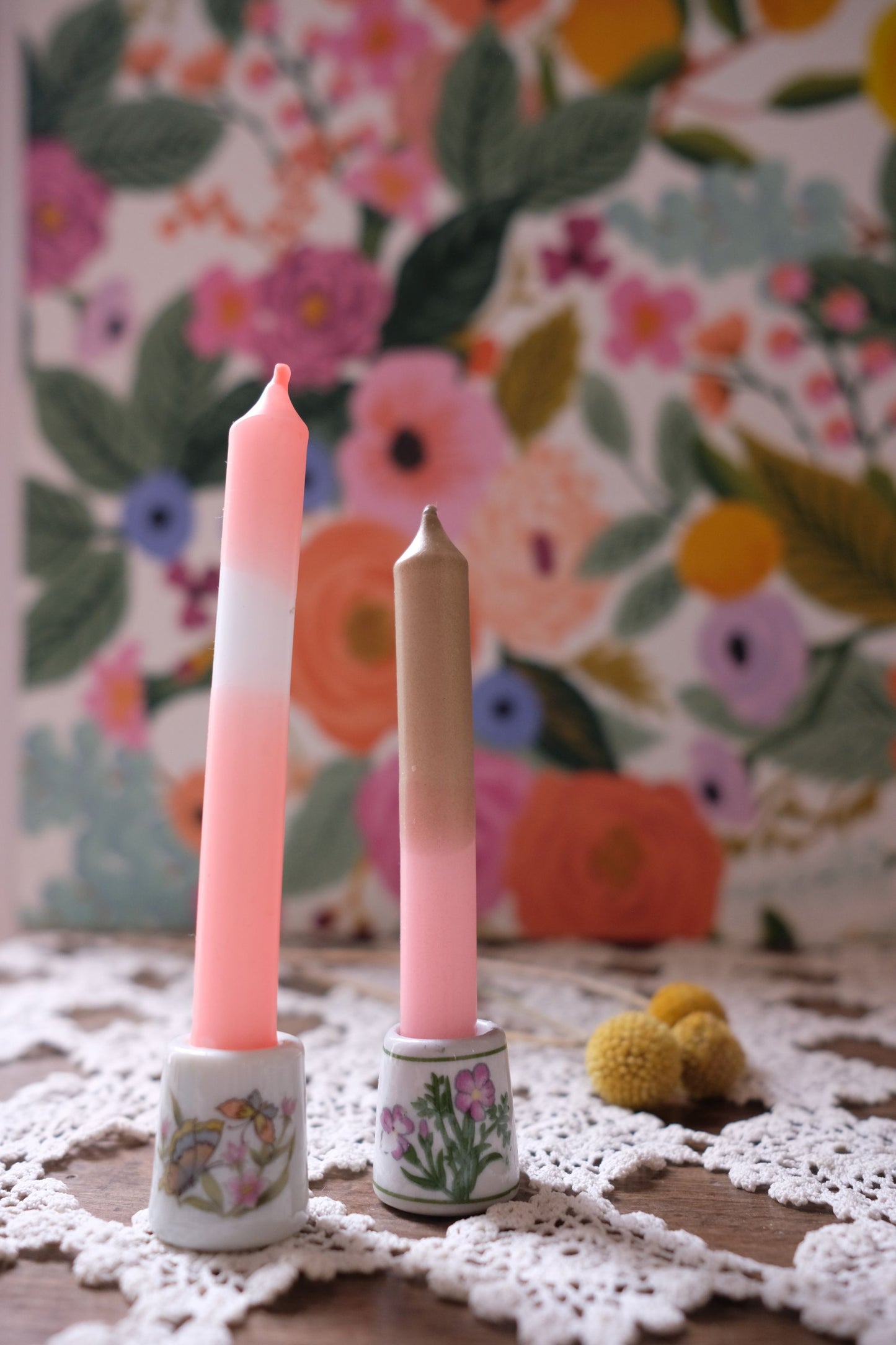 Mini bougeoirs