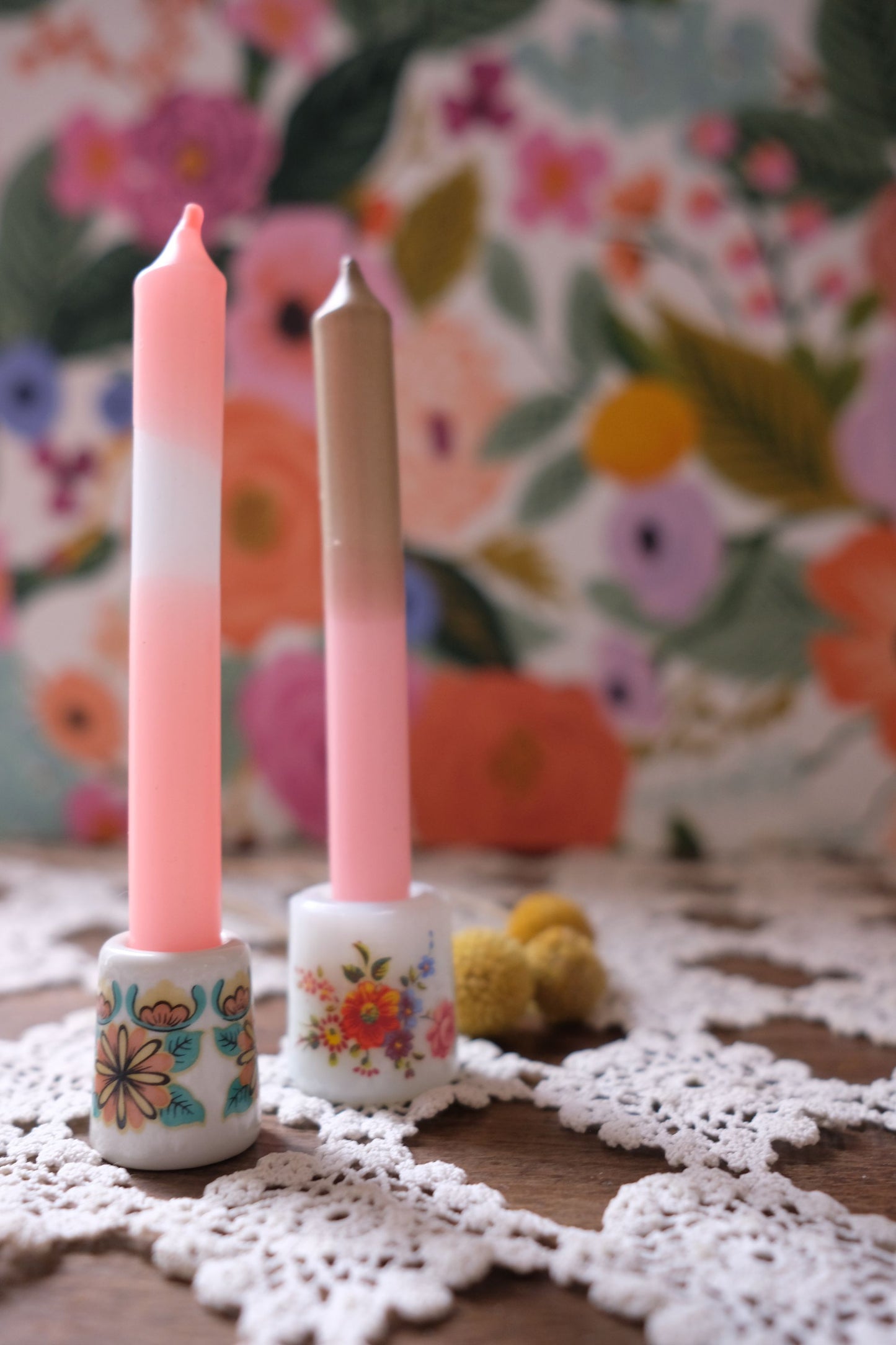 Mini bougeoirs