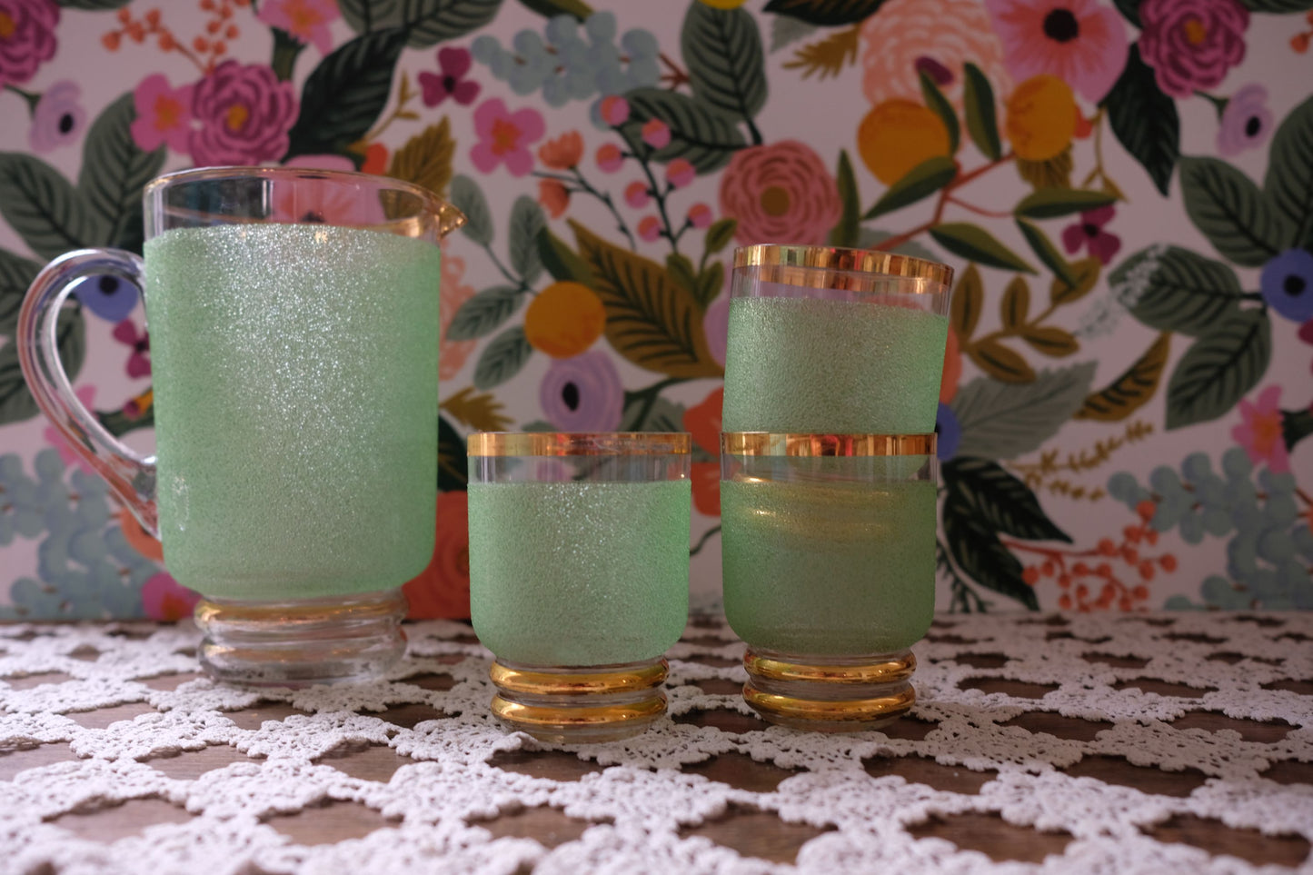 Service à orangeade