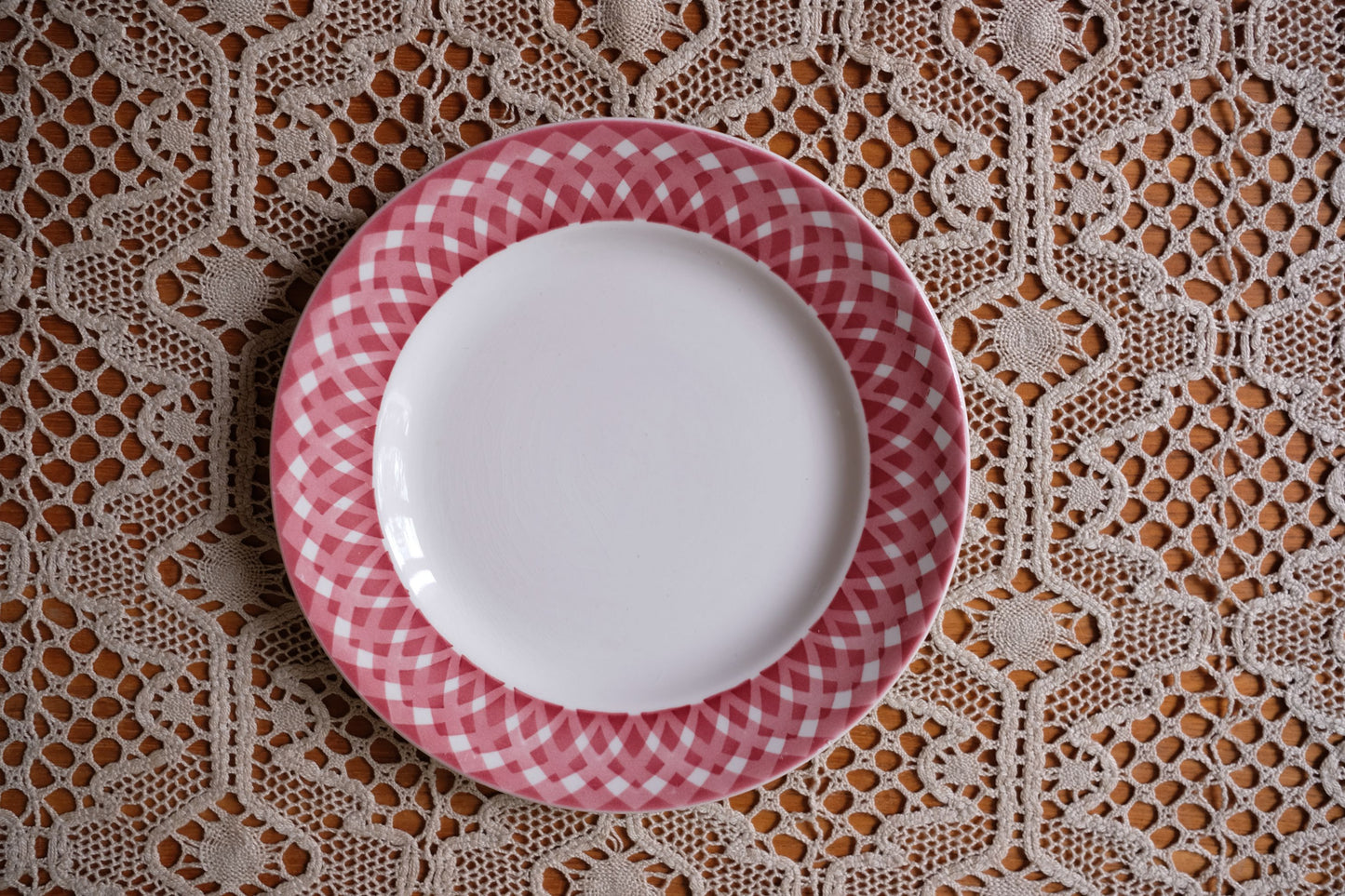 Assiettes Digoin Sarreguemines modèle Castel