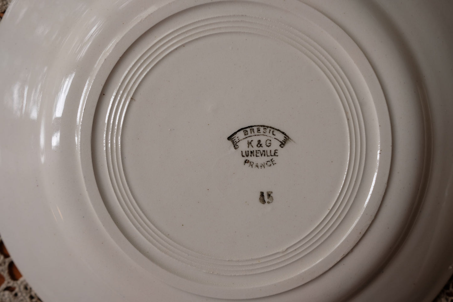 Assiettes Luneville