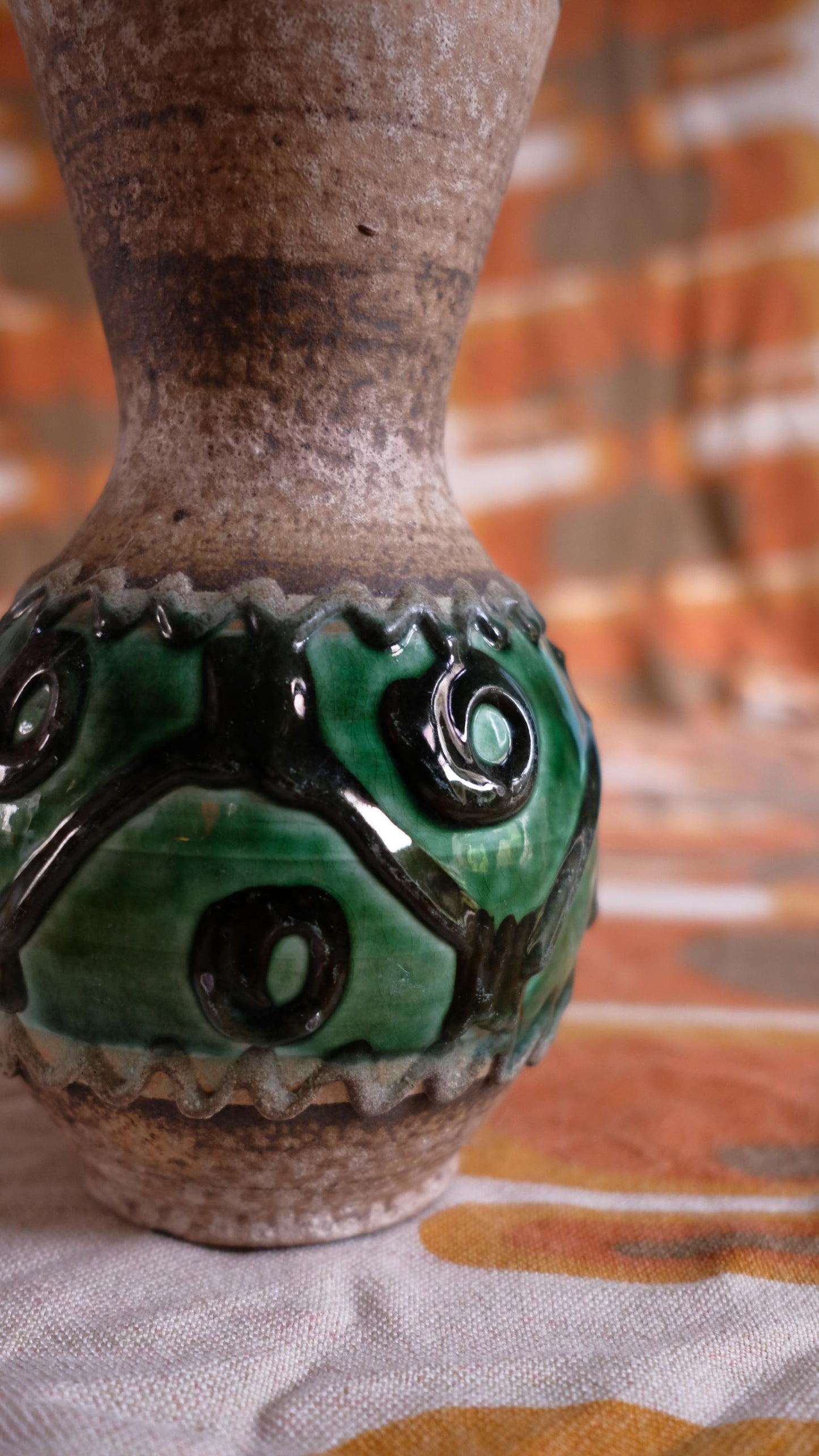 Vase en céramique made in West Germany vintage