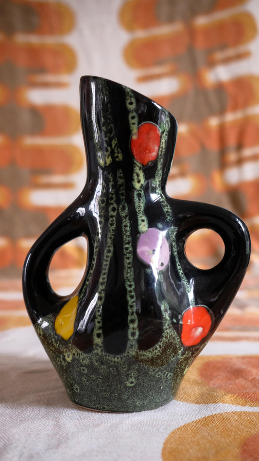 Vase Poterie Lorraine vintage modèle Mireille