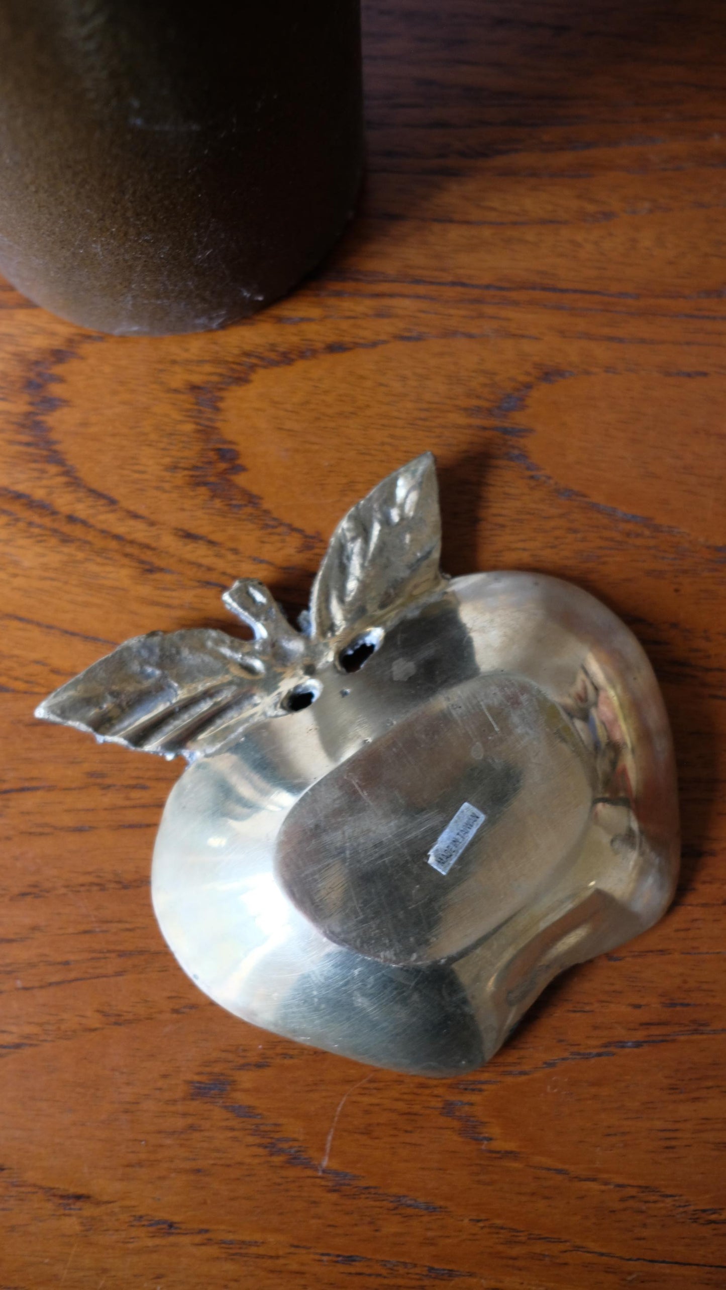 Vide poche en laiton en forme de pomme