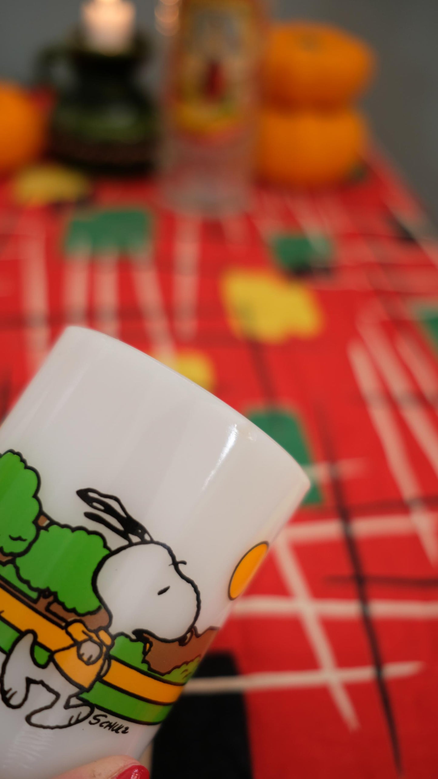 Mugs snoopy vintage en pyrex Anchor King made in USA