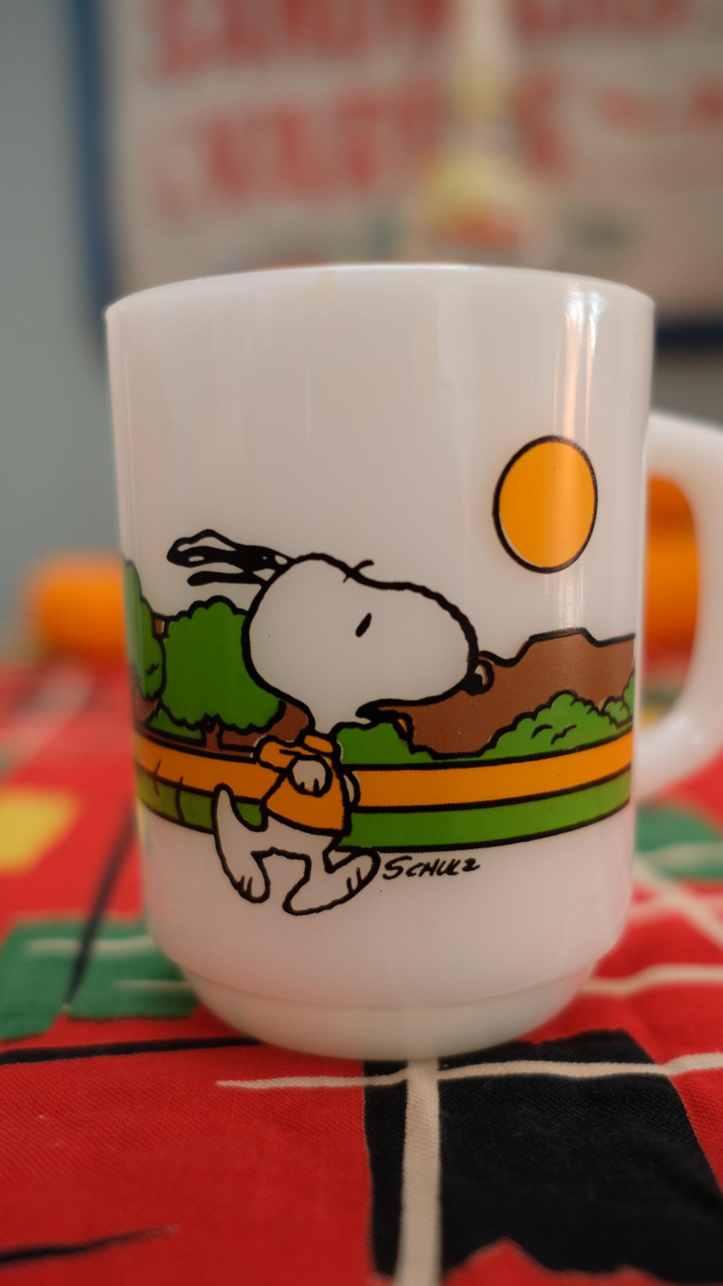 Mugs snoopy vintage en pyrex Anchor King made in USA