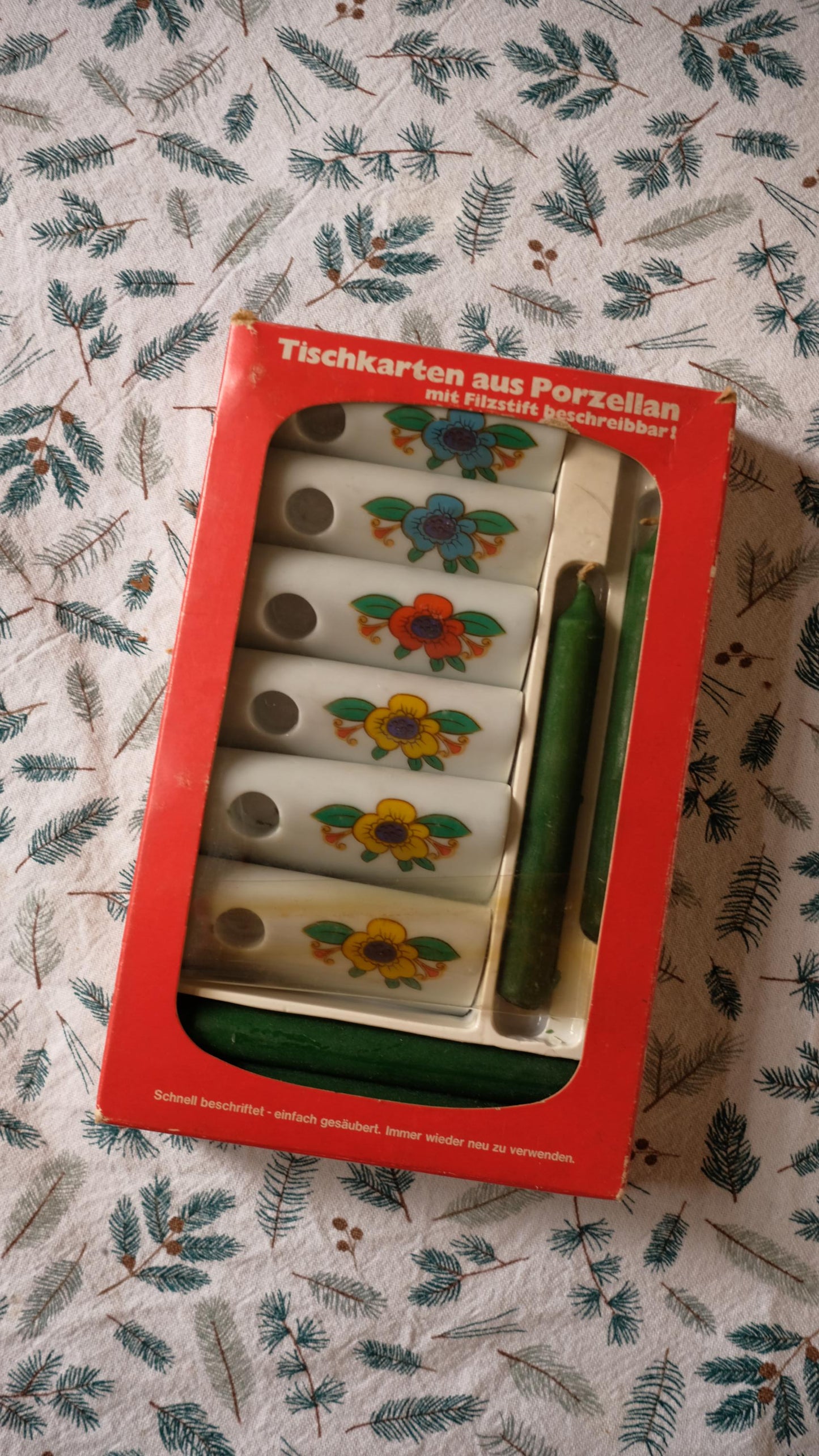 Mini bougeoirs/marque places funny design