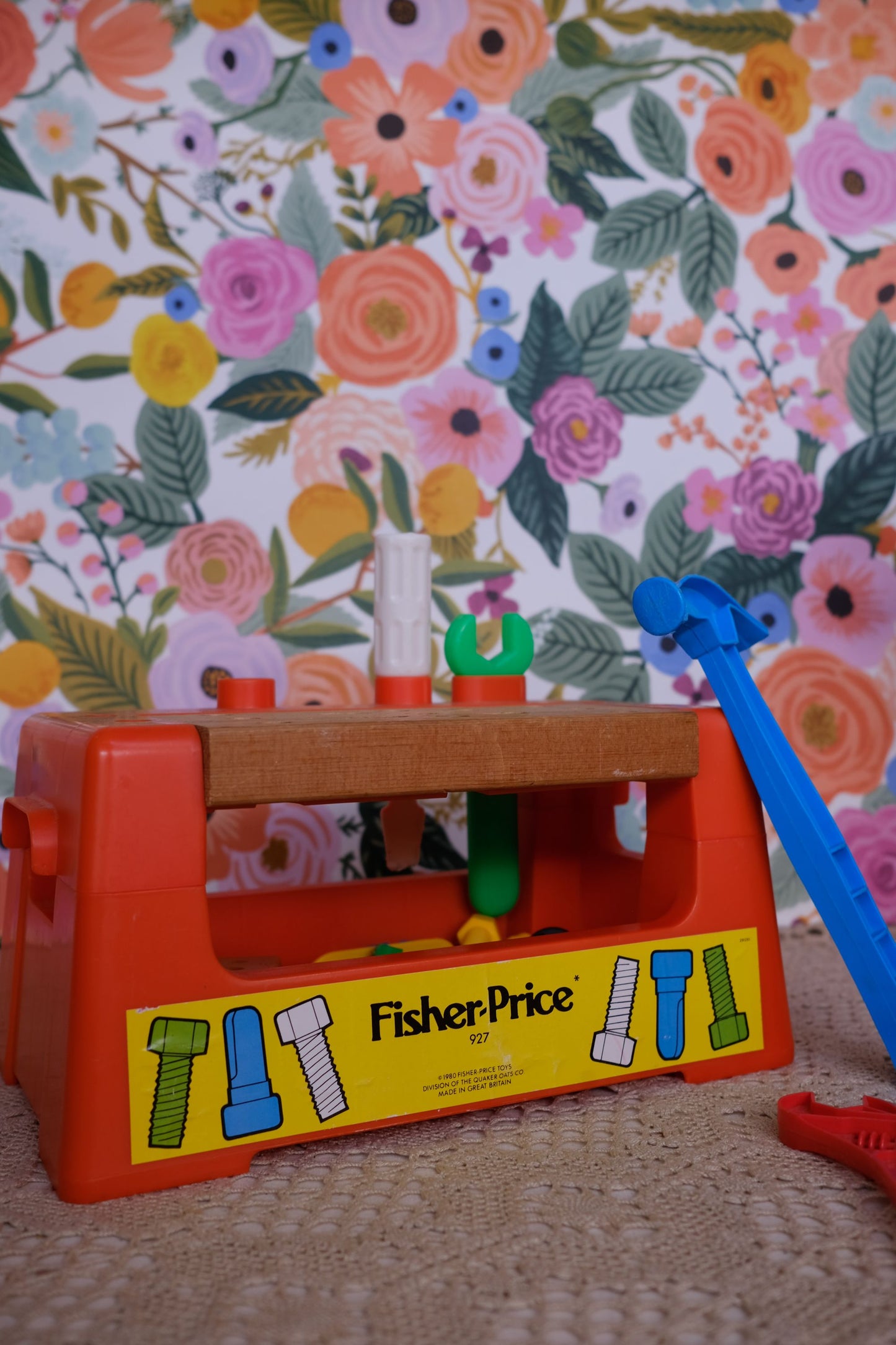 Etabli Fisher Price en bois et plastique