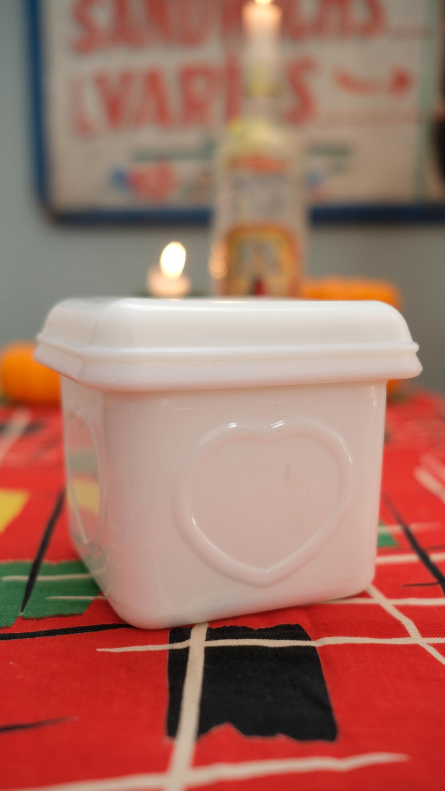 Beurrier becel vintage en opaline