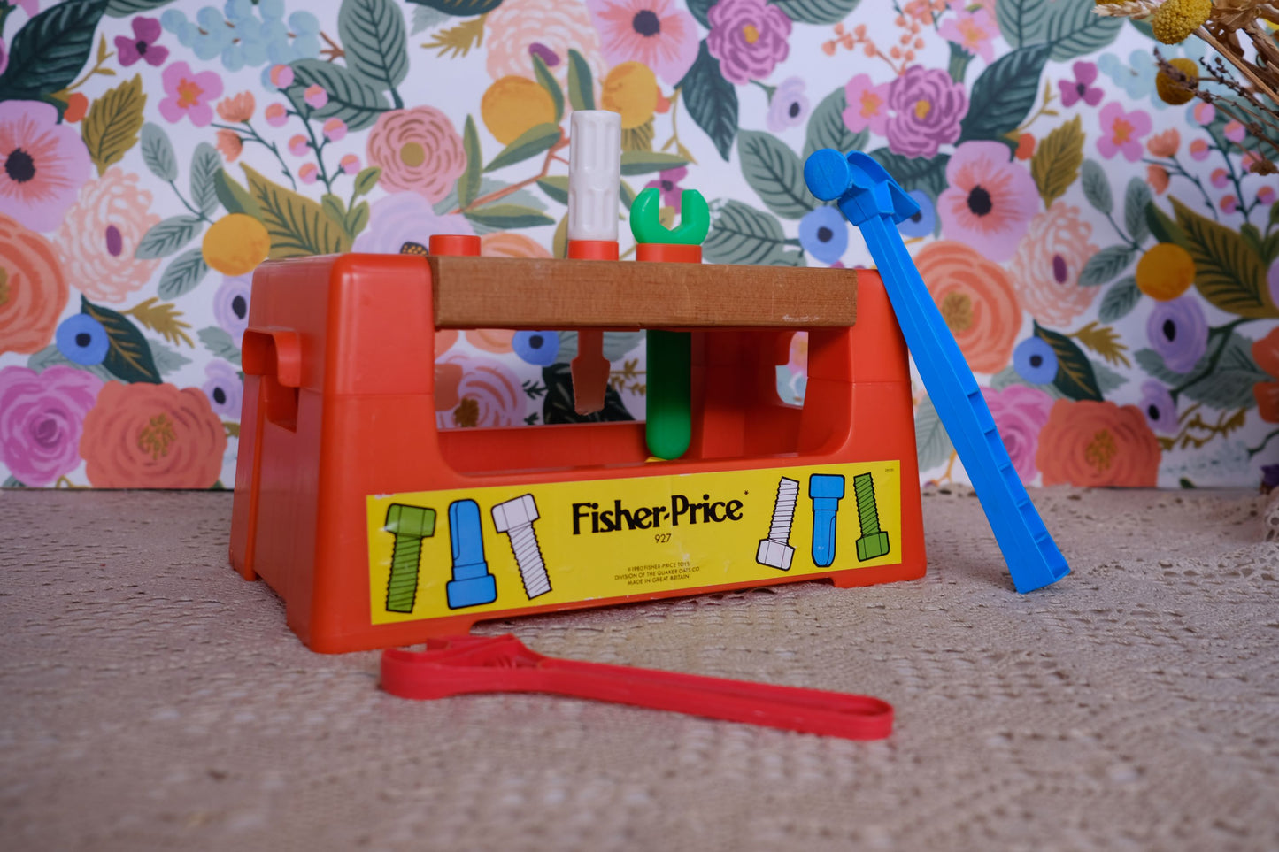 Etabli Fisher Price en bois et plastique