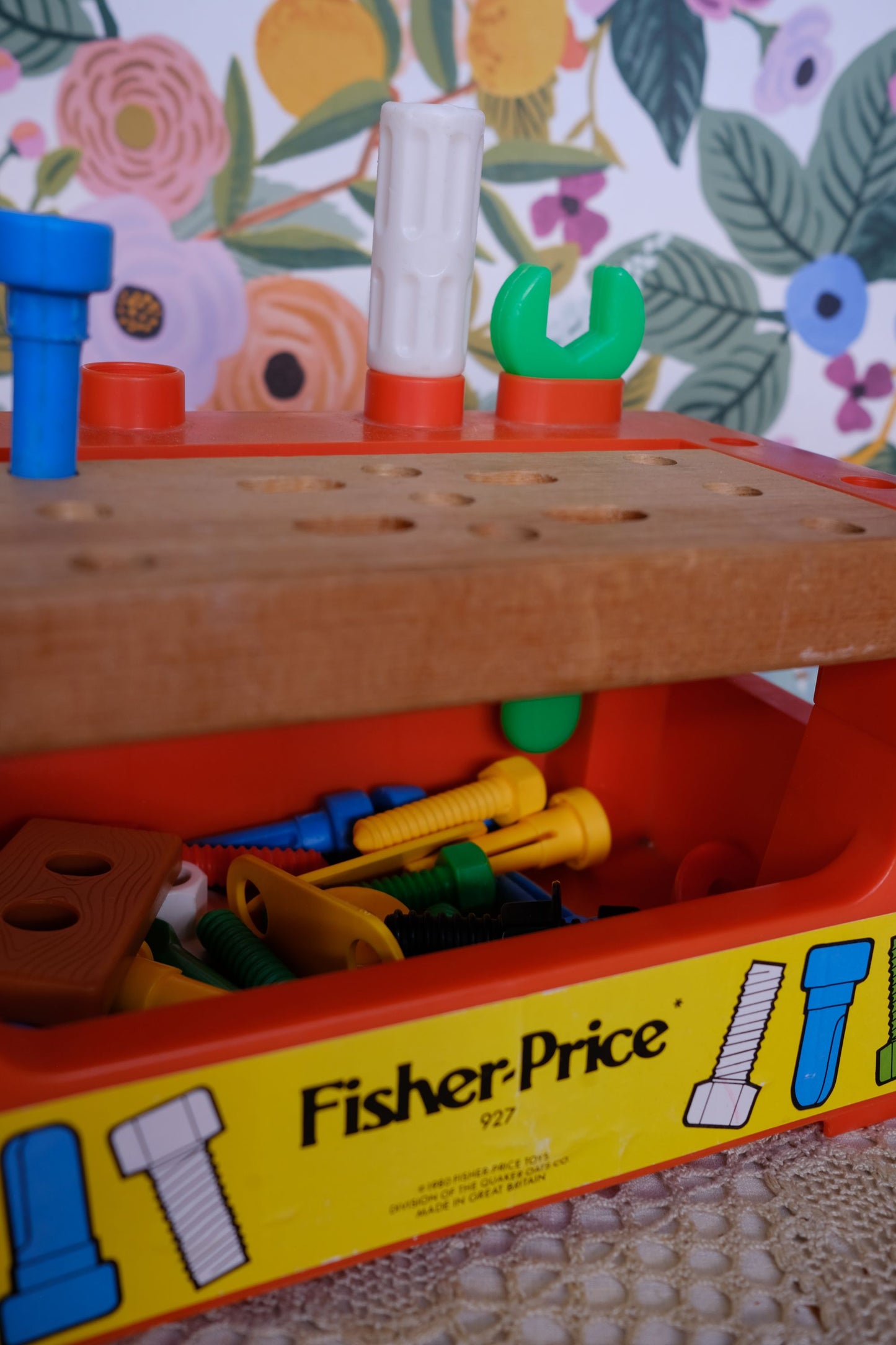 Etabli Fisher Price en bois et plastique