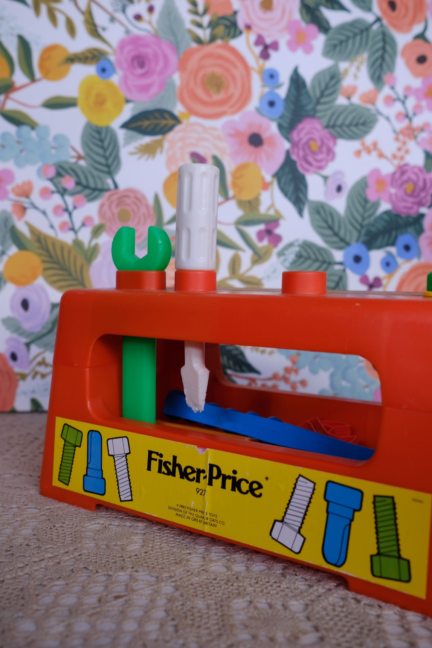 Etabli Fisher Price en bois et plastique