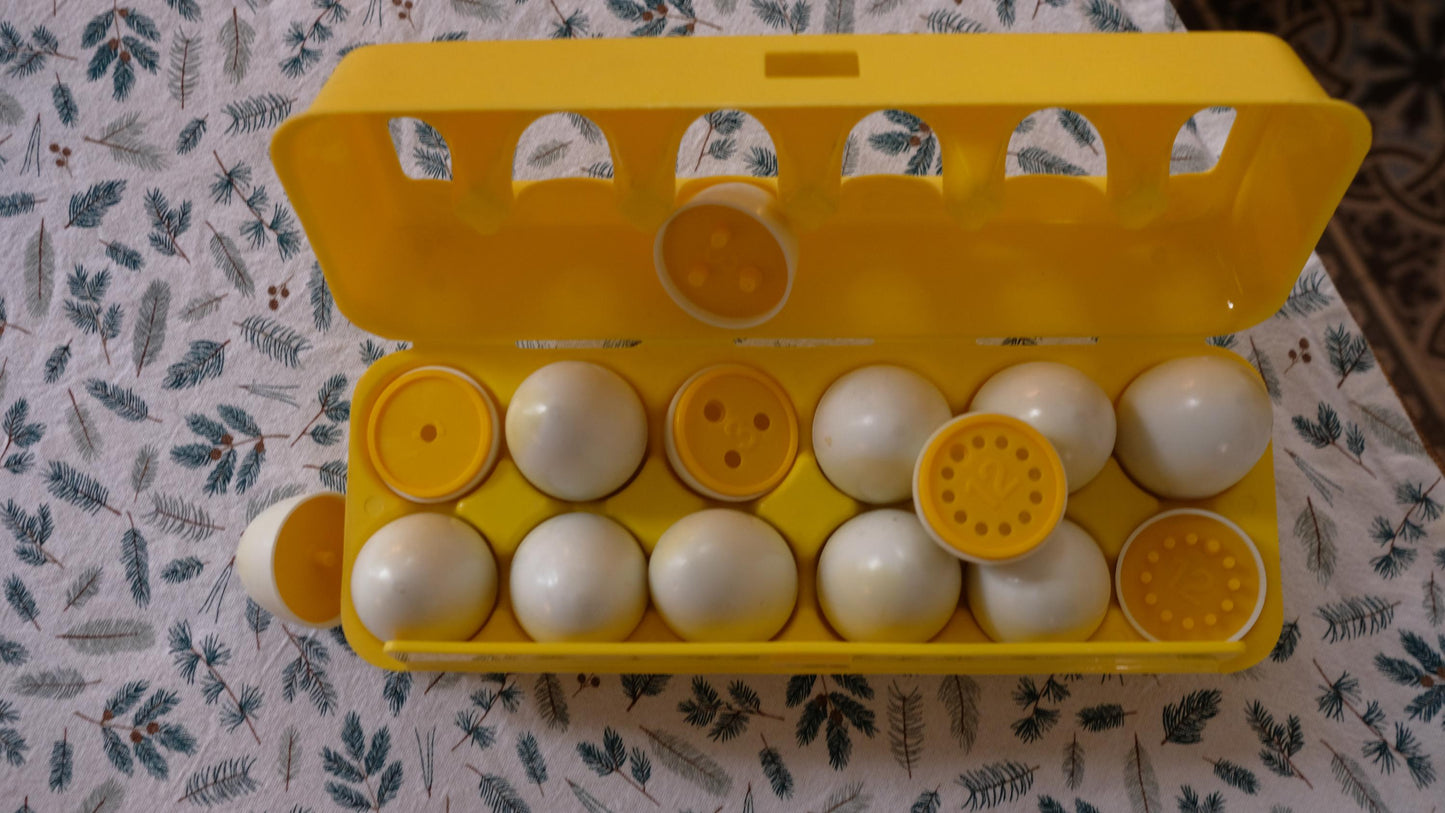 Jouet vintage "counting eggs" de playskool