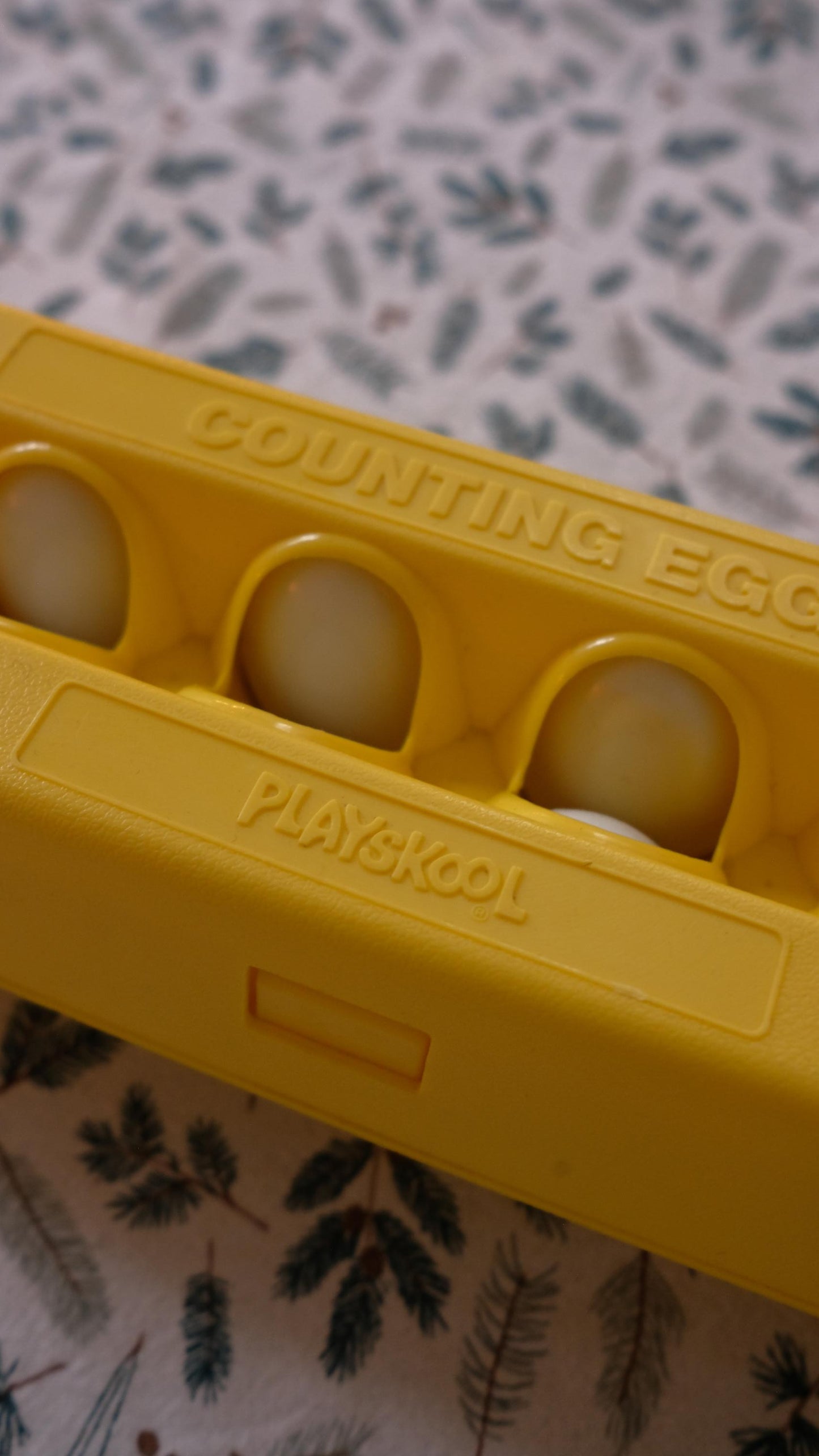 Jouet vintage "counting eggs" de playskool