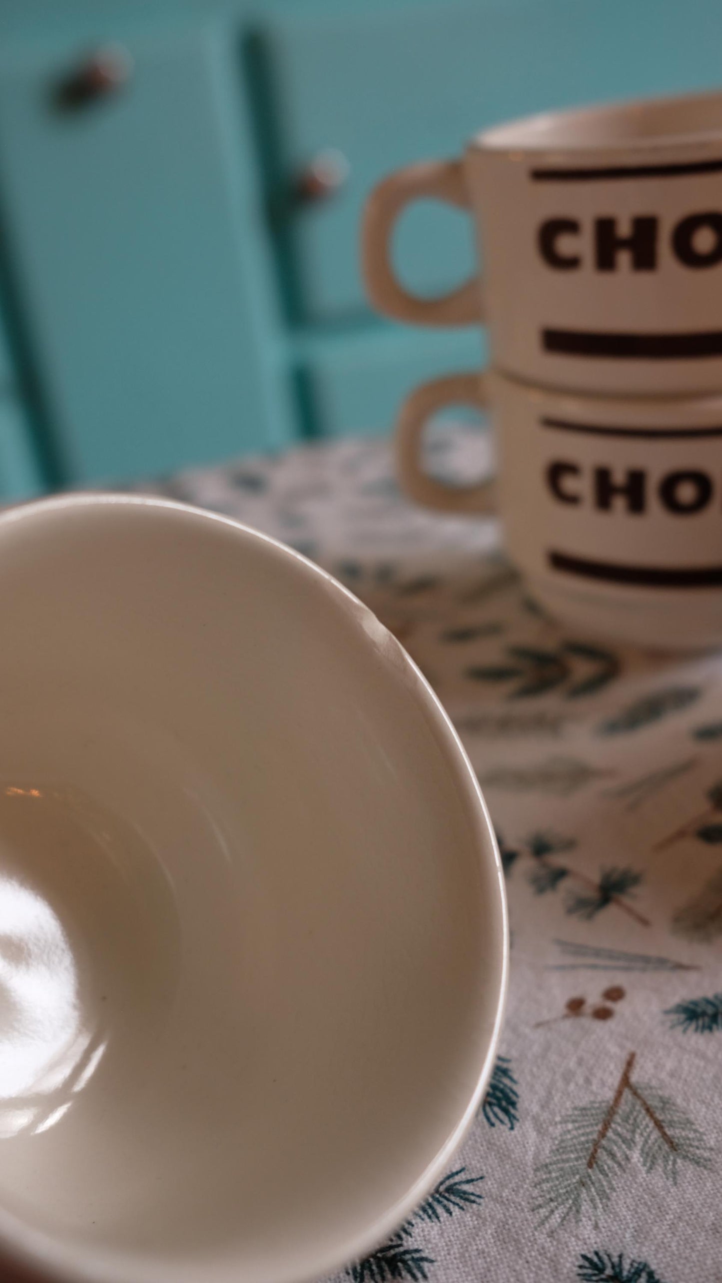 Lot de 4 tasses publicitaires chocky