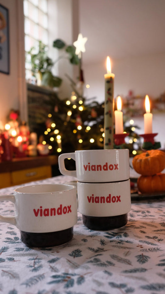 Lot de trois tasses viandox vintage