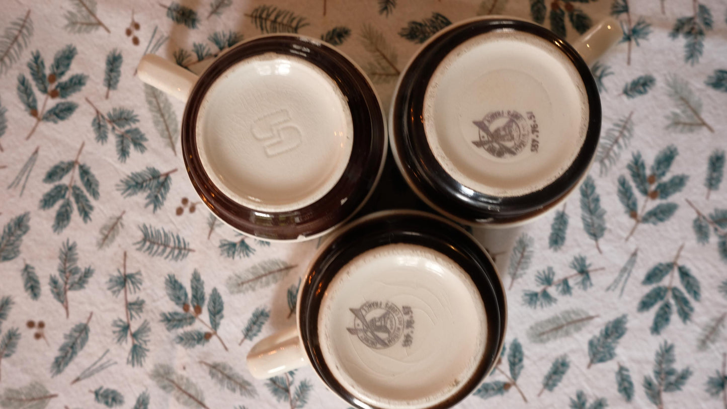 Lot de trois tasses viandox vintage