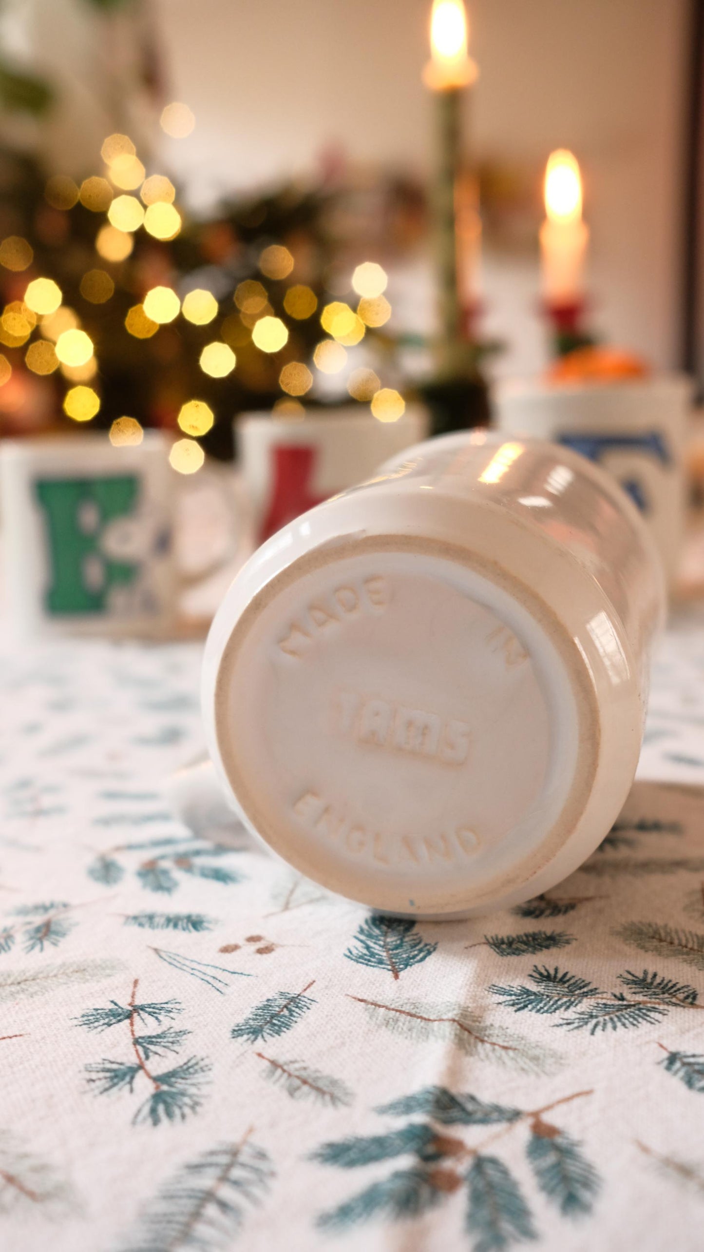 Mugs lettre I vintage, made in England