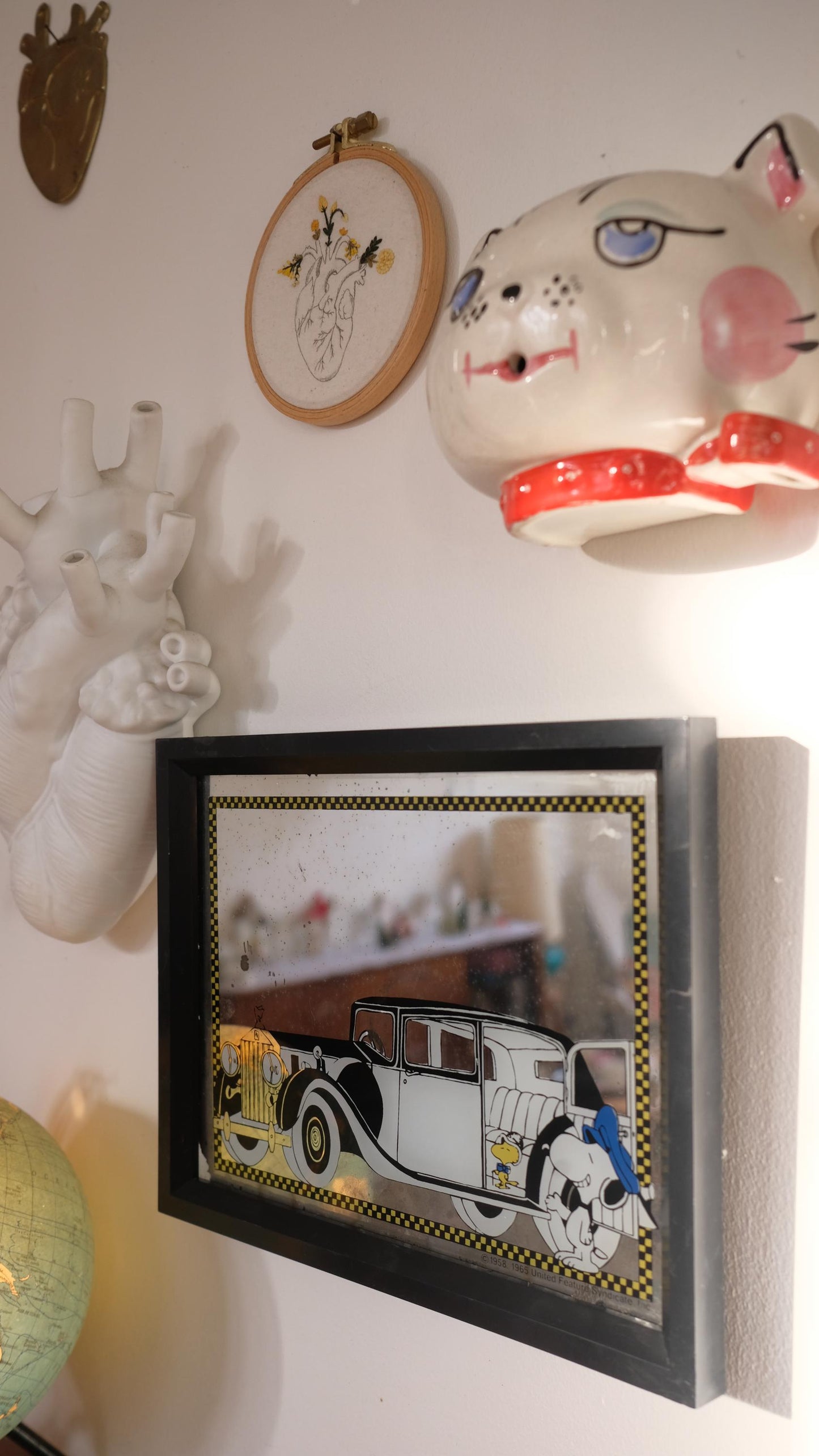 Miroir snoopy vintage 2