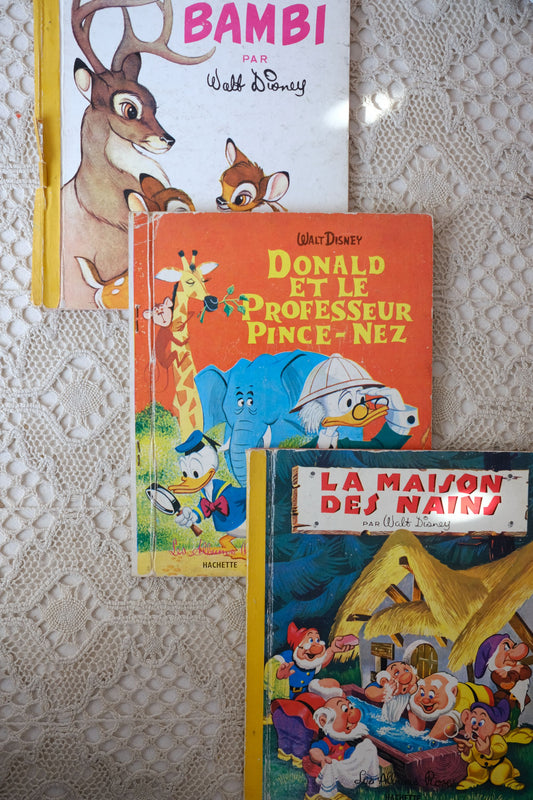 Livres Disney de la collection "les albums roses"