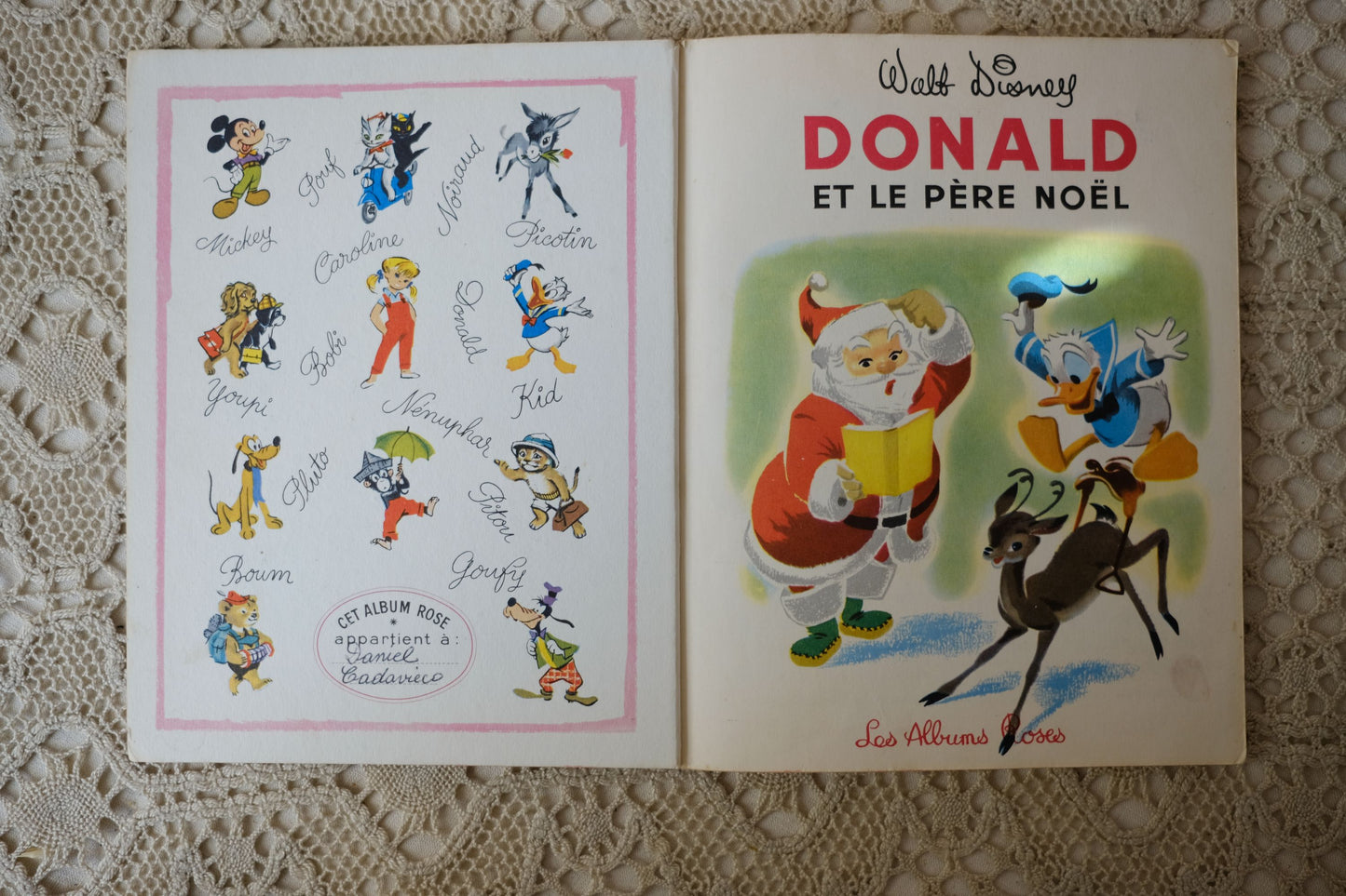 Livres Disney de la collection "les albums roses"