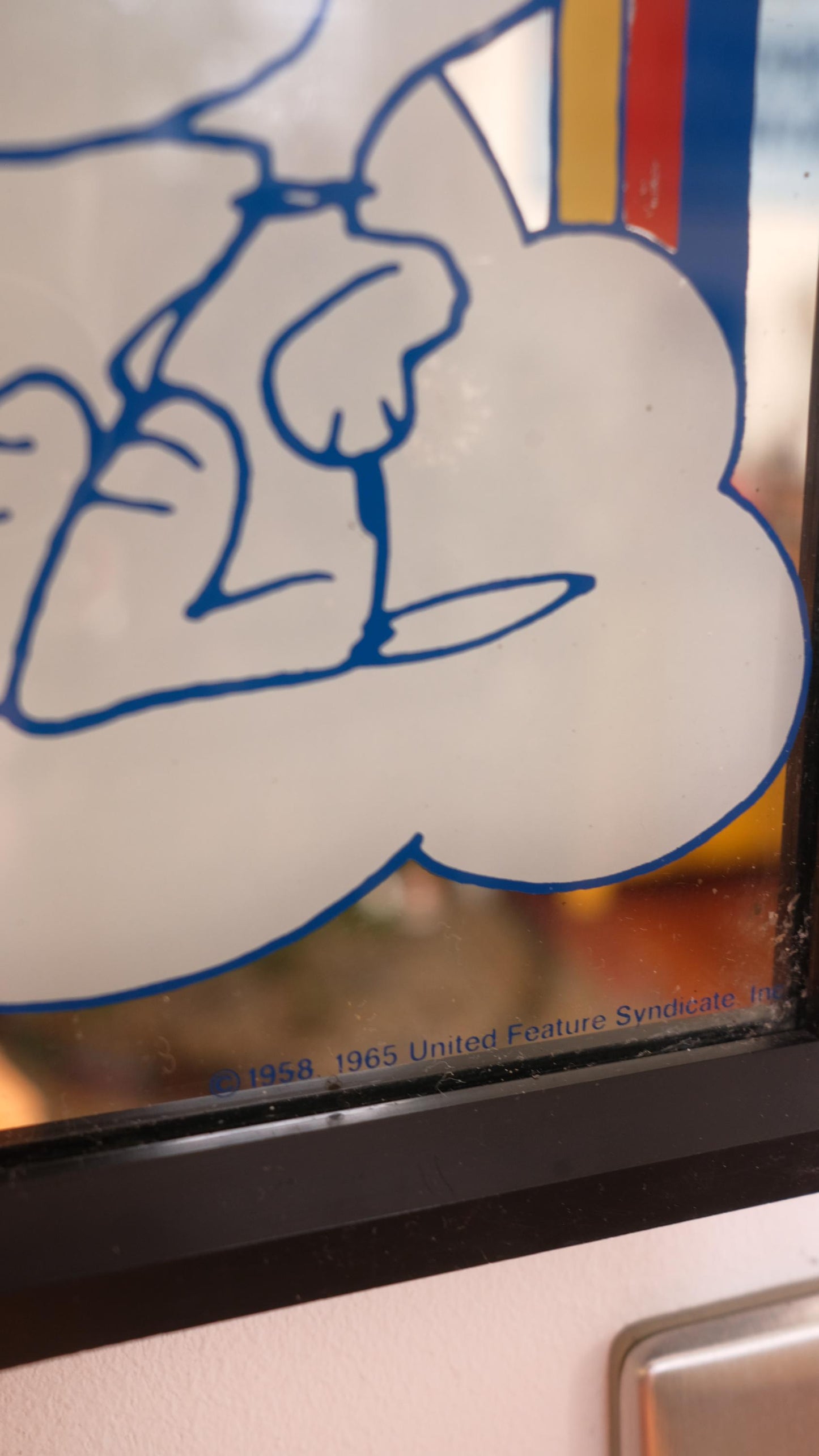 Miroirs snoopy arc en ciel vintage