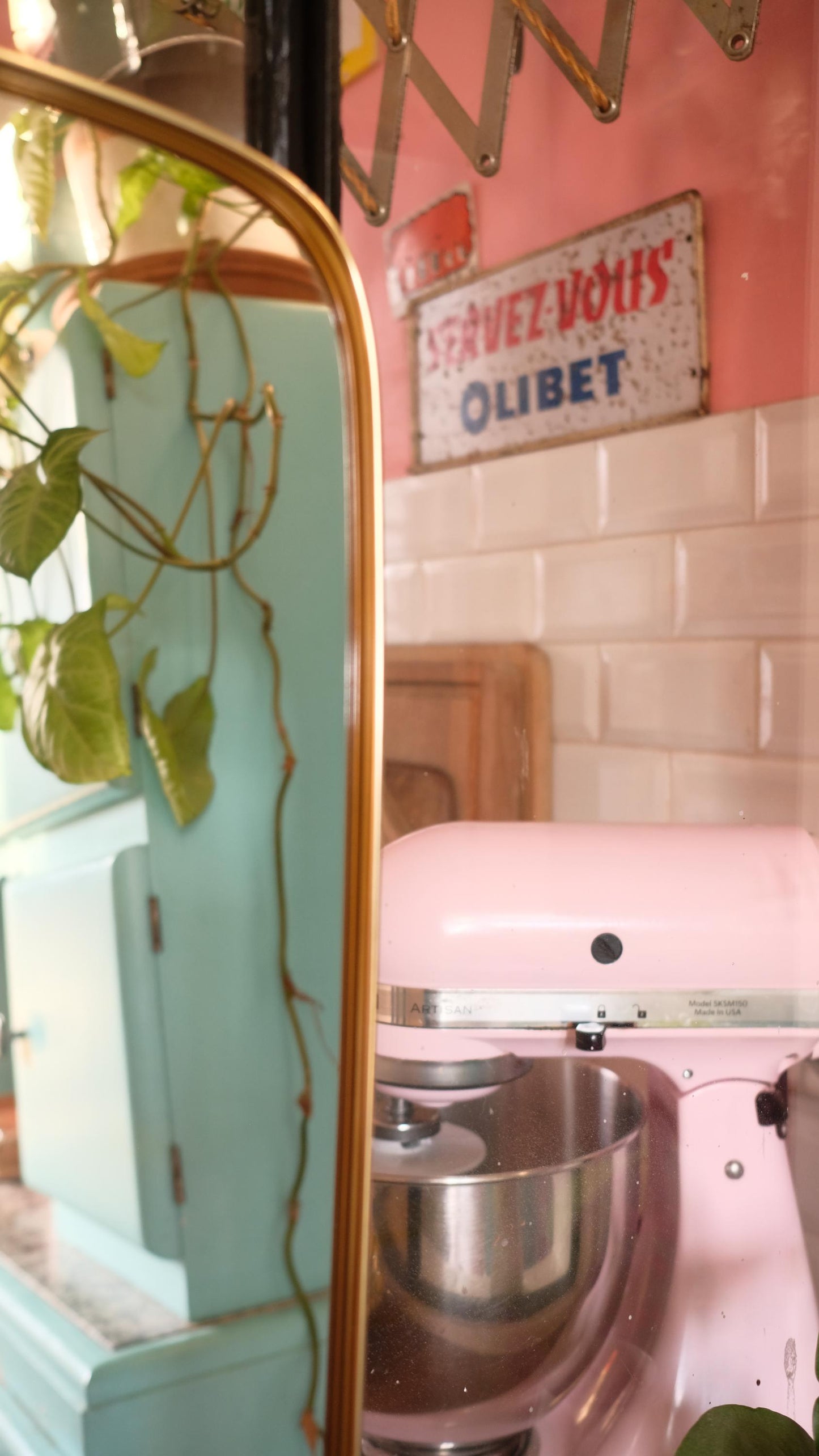 Miroir rétroviseur vintage