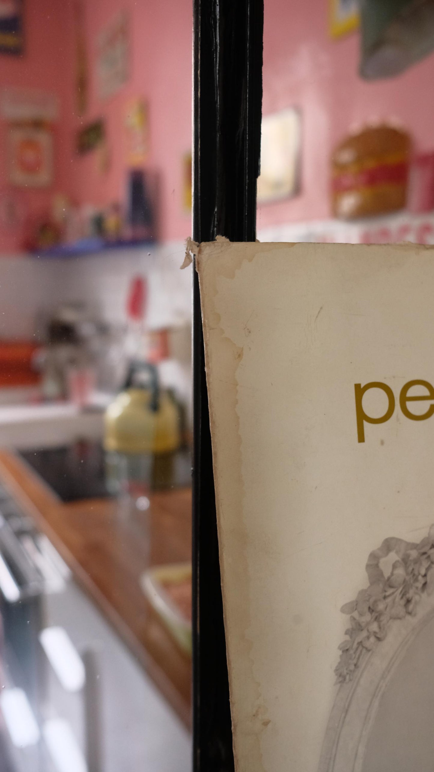 Carton publicitaire vintage pour les pellicules Ferrania