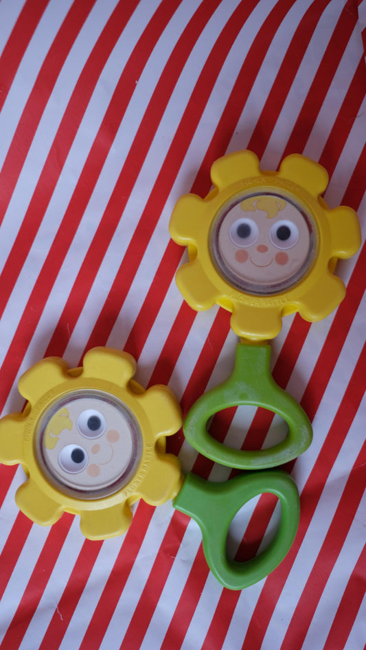 Hochets fleurs fisher price de 1973