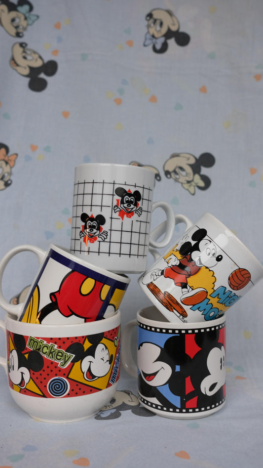 Sélection de mugs mickey en céramique