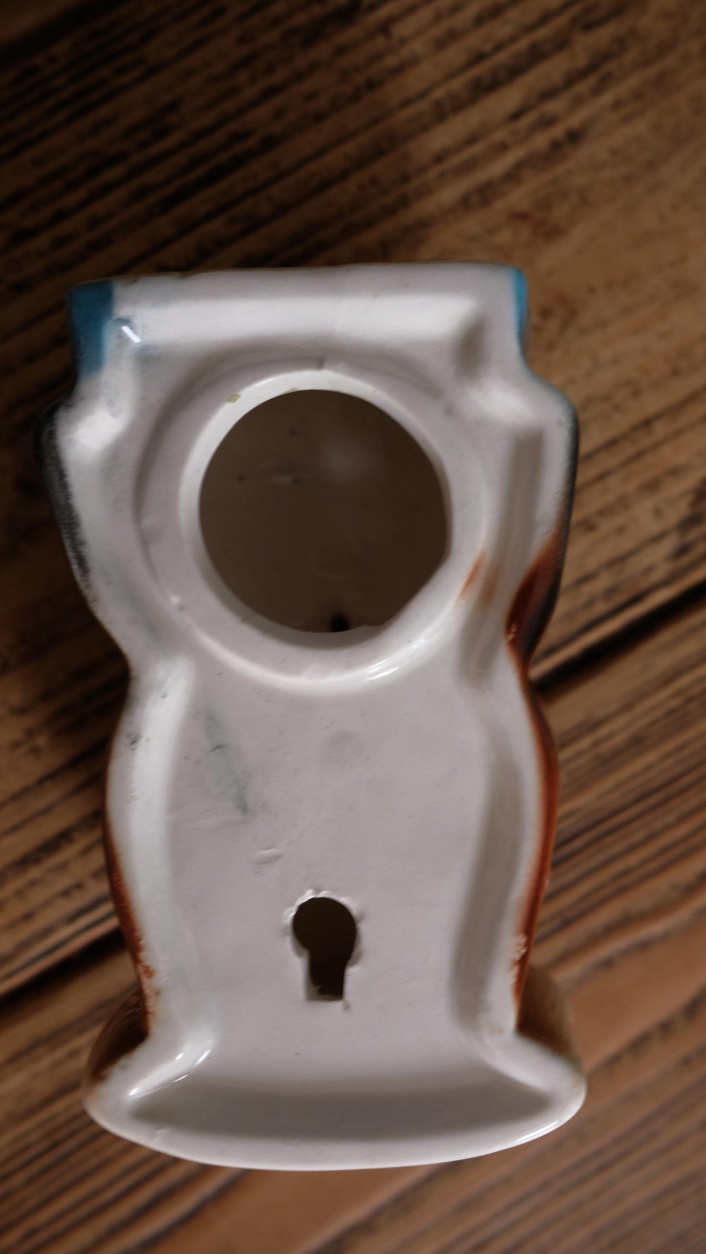 Dérouleur de ficelle zoomorphe vintage en forme de hibou