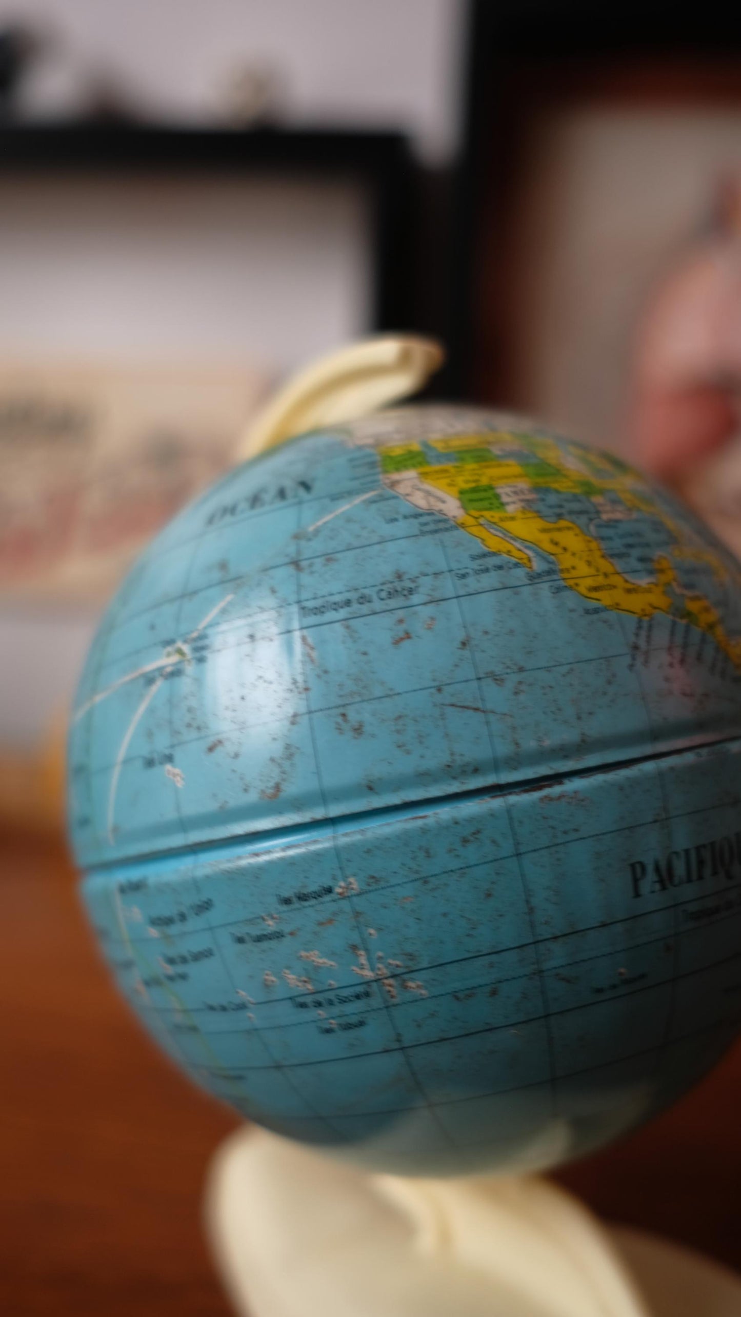 Globe terrestre vintage made in West Germany