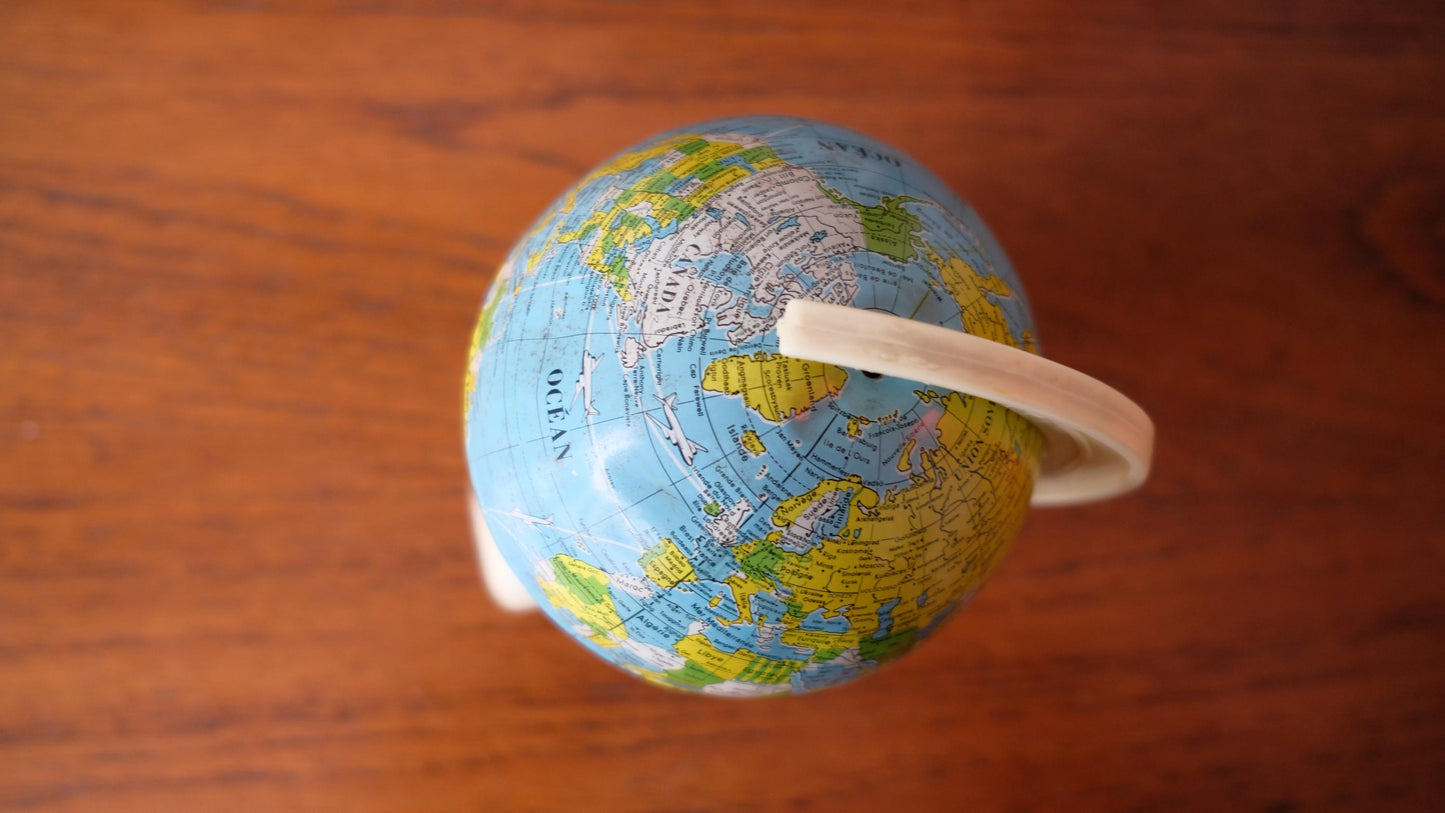 Globe terrestre vintage made in West Germany