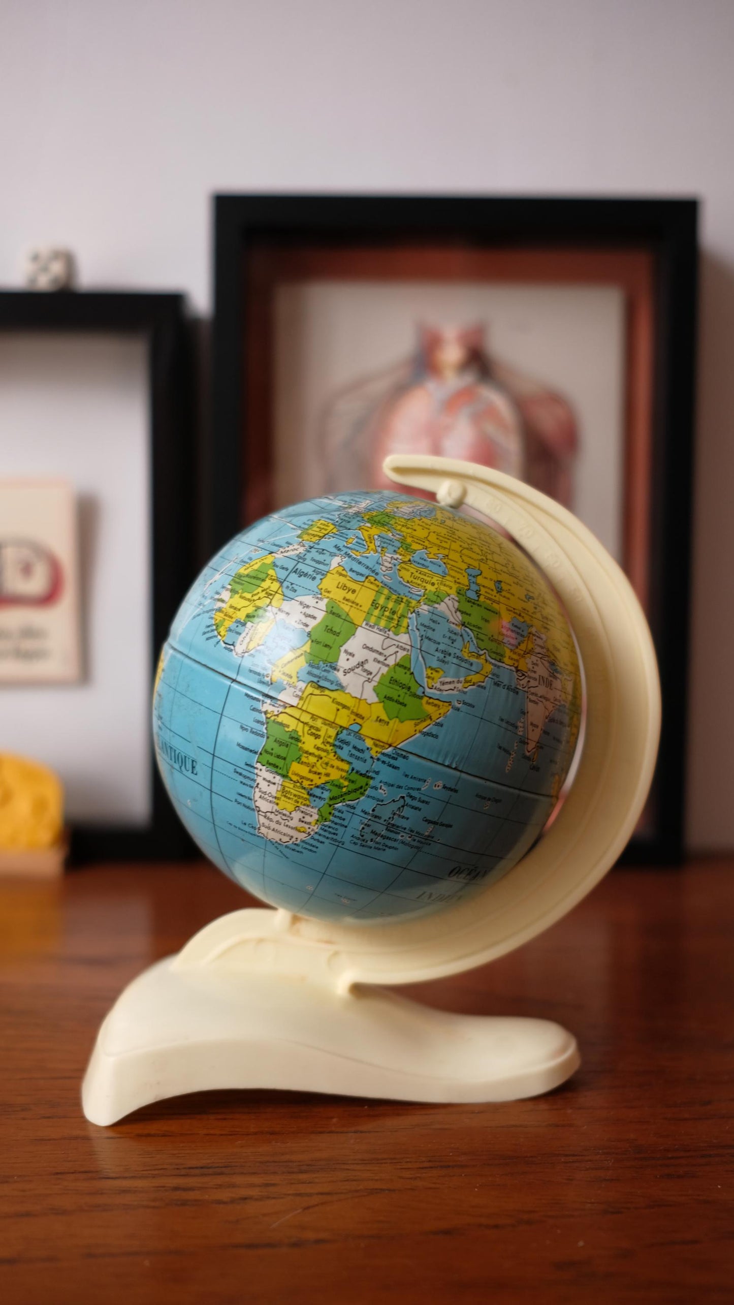 Globe terrestre vintage made in West Germany