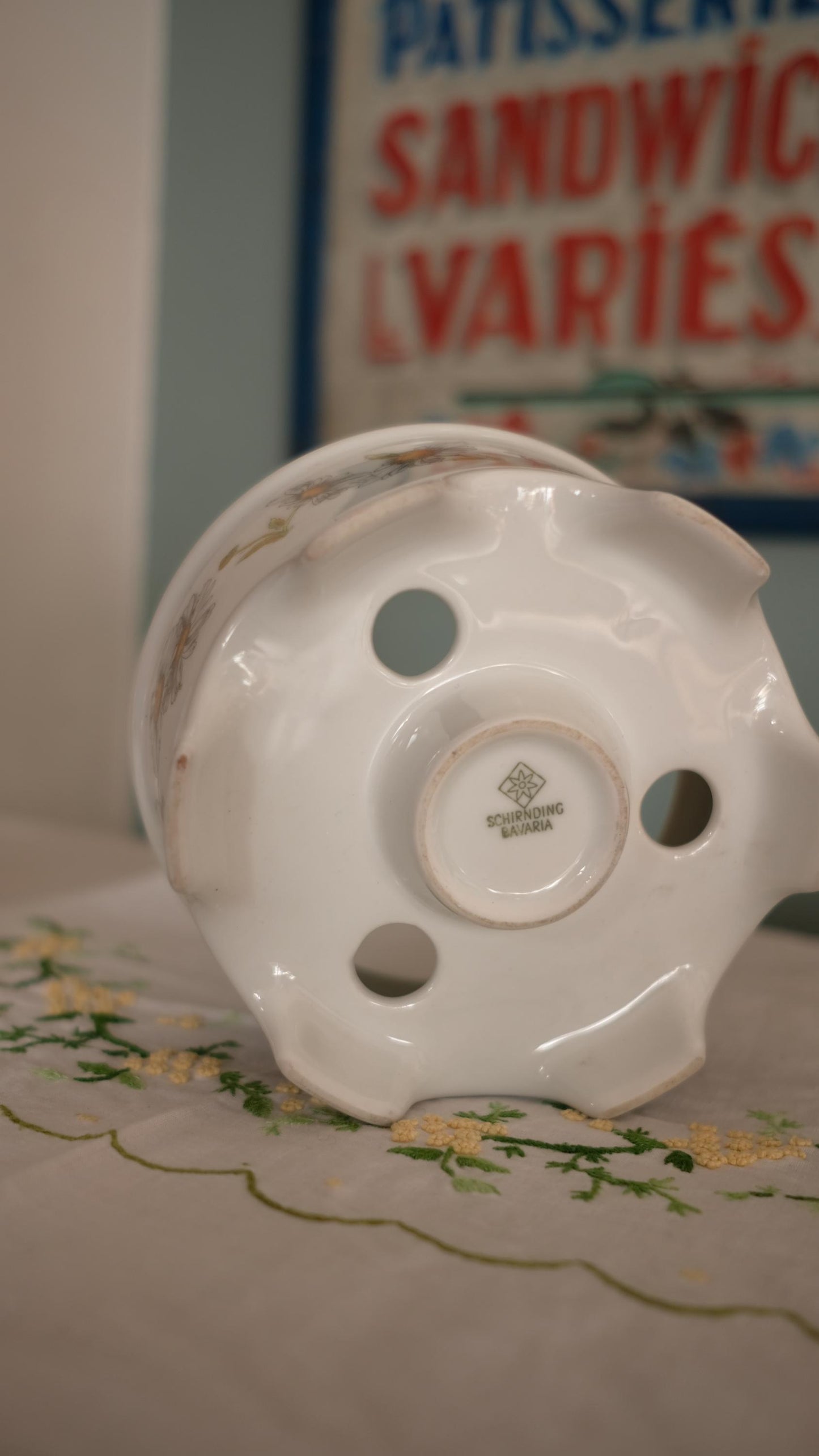 Tea warmer en céramique Bavaria vintage