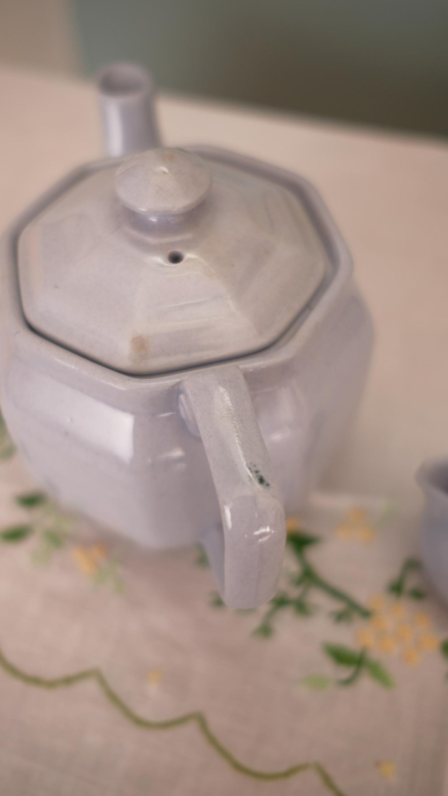 Théière une personne Villeroy&Boch vintage et petit pot à lait