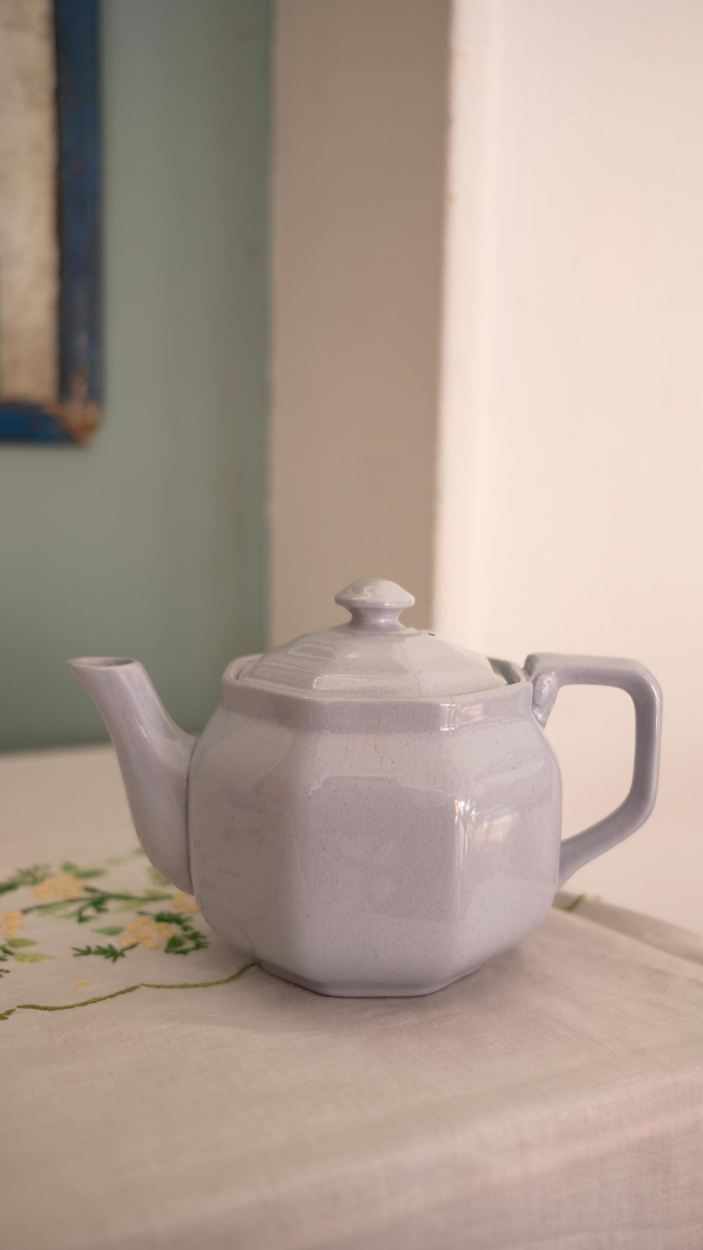Théière une personne Villeroy&Boch vintage et petit pot à lait