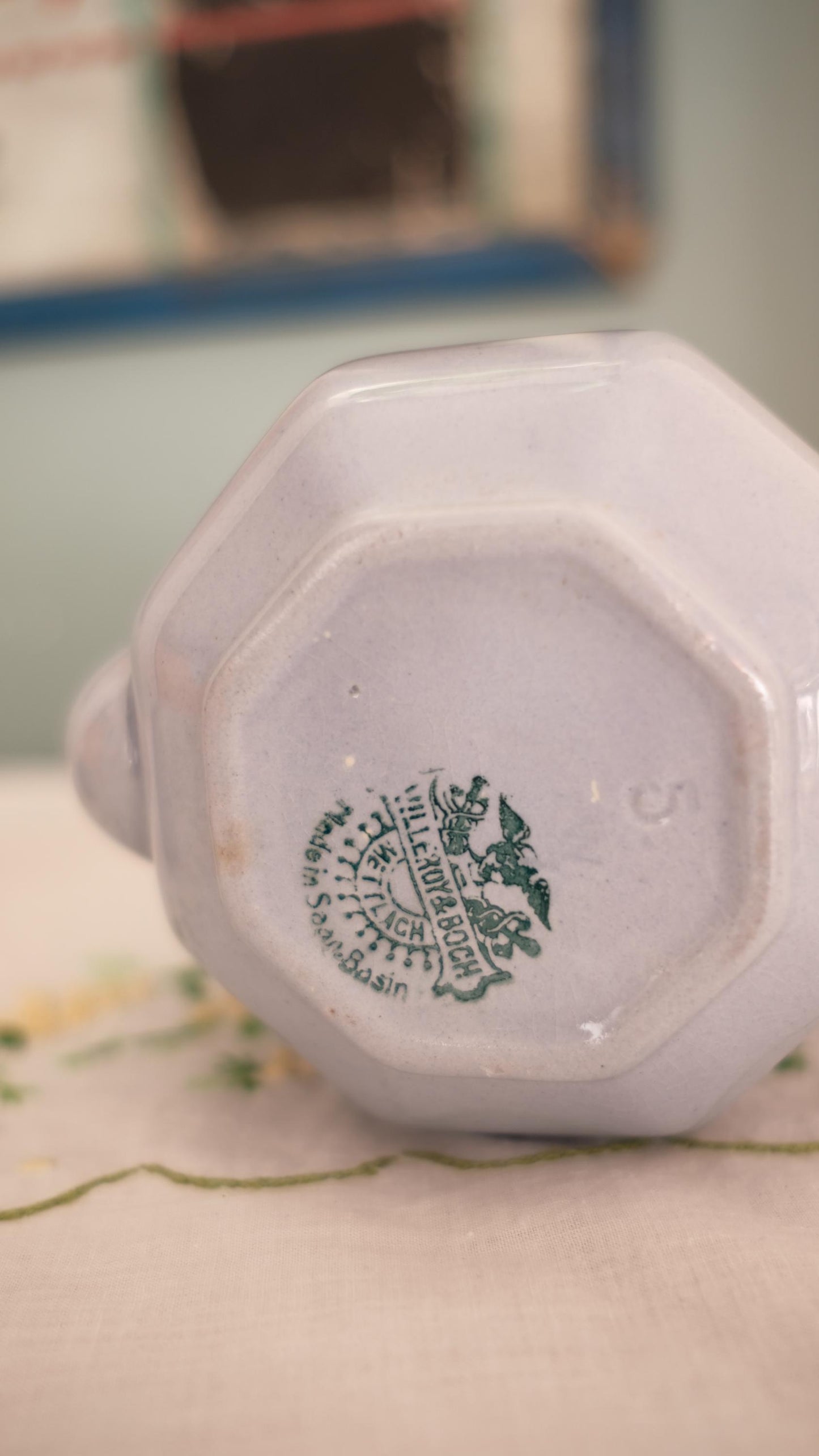 Théière une personne Villeroy&Boch vintage et petit pot à lait